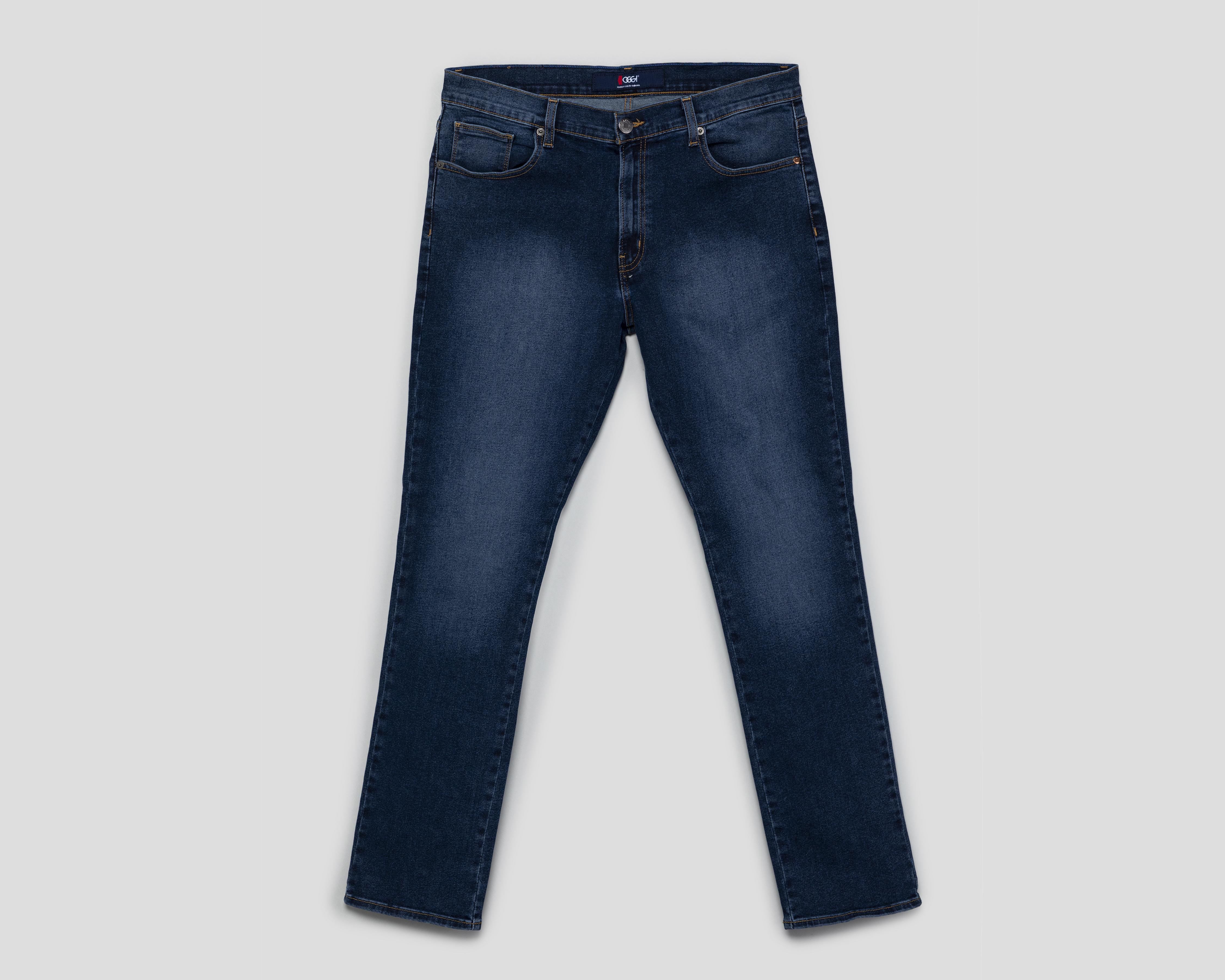 Foto 1 | Jeans Slim Fit Oggi Iron Blu Double Stone para Hombre