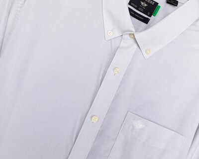 Foto 3 | Camisa Casual de Algodón Dockers Classic Fit Lisa para Hombre