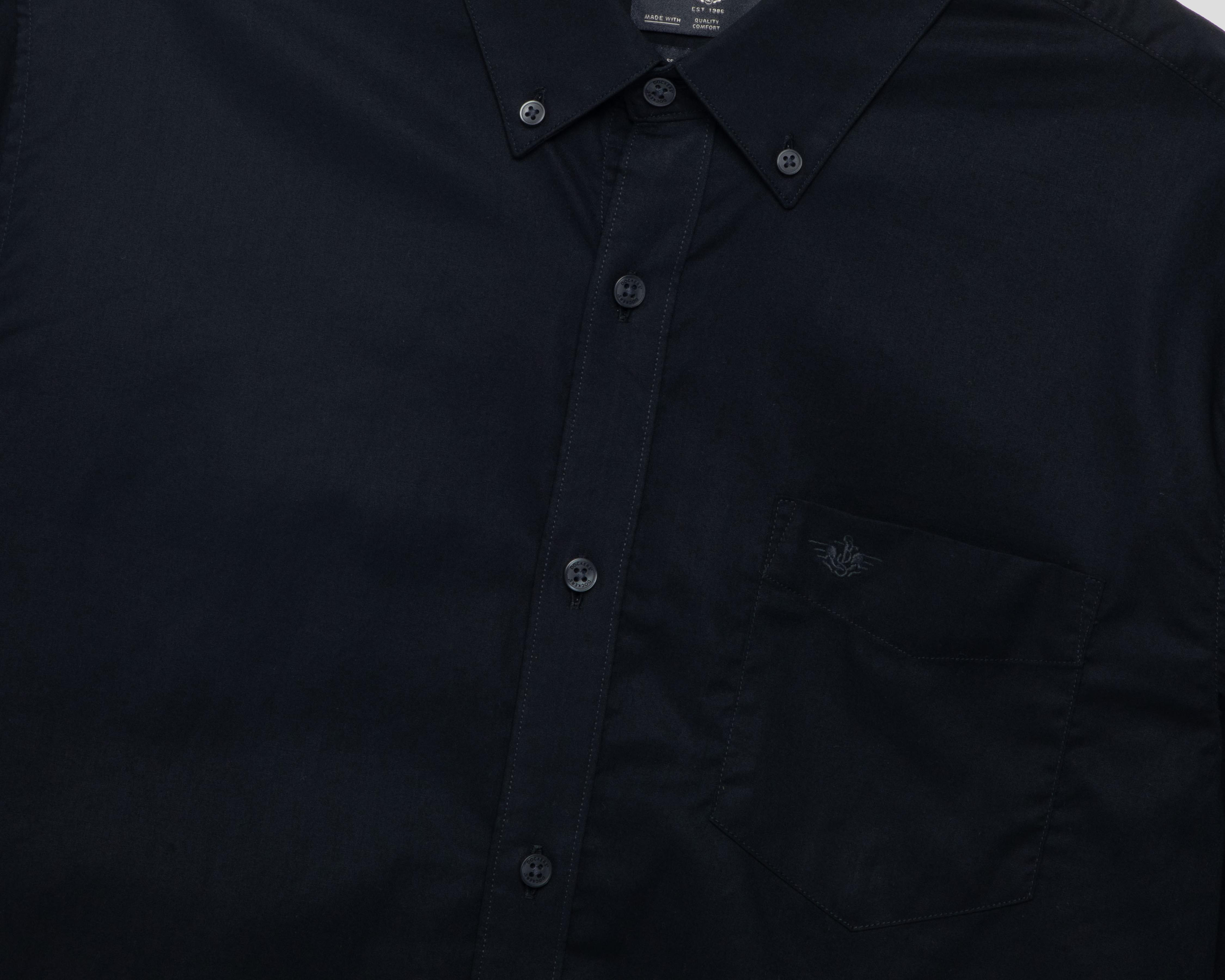 Foto 4 pulgar | Camisa de Vestir Dockers Manga Larga Cuello Americano Lisa para Hombre
