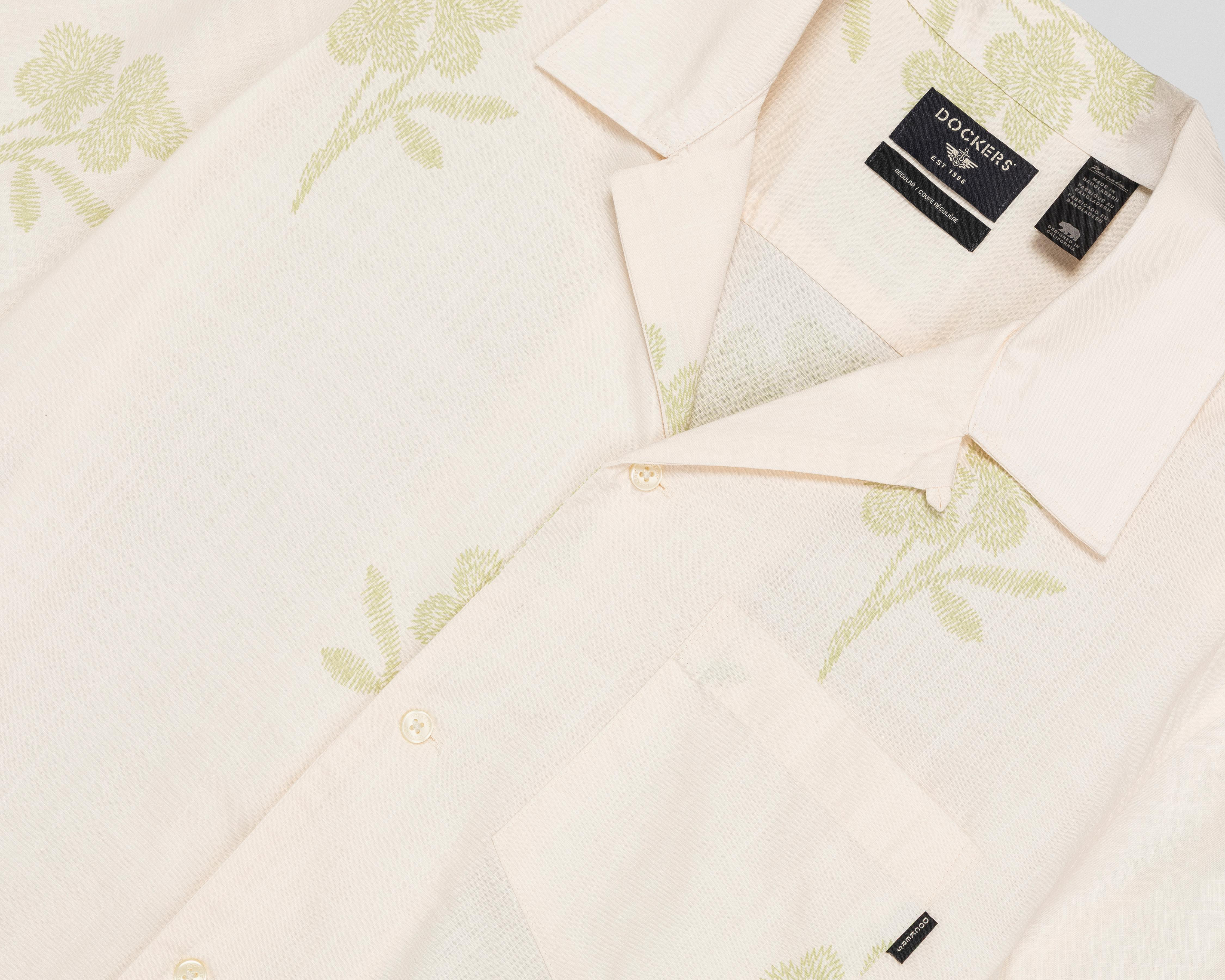 Foto 4 pulgar | Camisa Casual de Algodón Dockers Regular Fit con Print Floral para Hombre