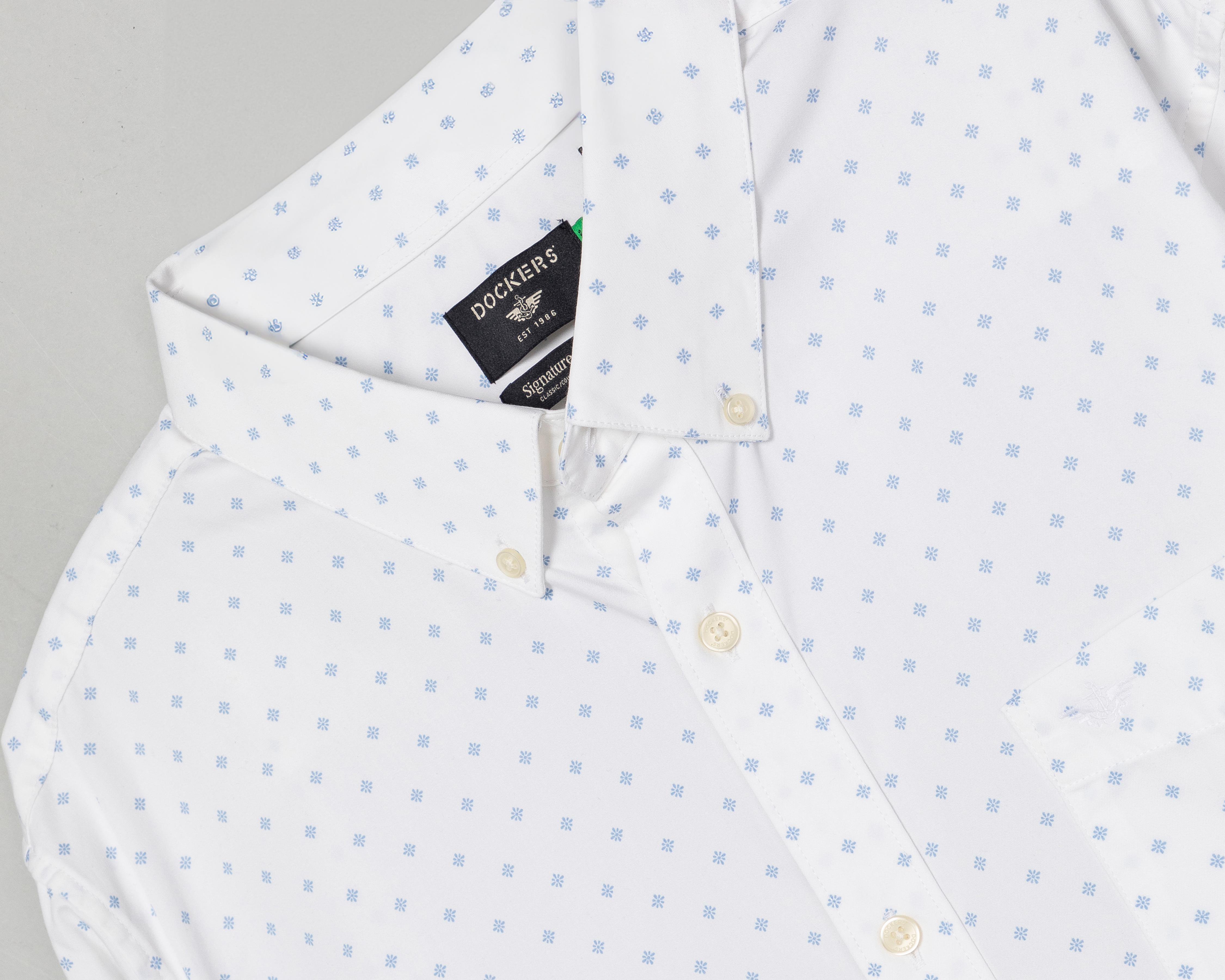 Foto 4 pulgar | Camisa Casual de Algodón Dockers Regular Estampada para Hombre