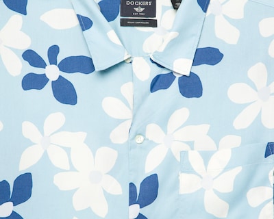 Foto 3 | Camisa Casual Dockers Regular Floral para Hombre