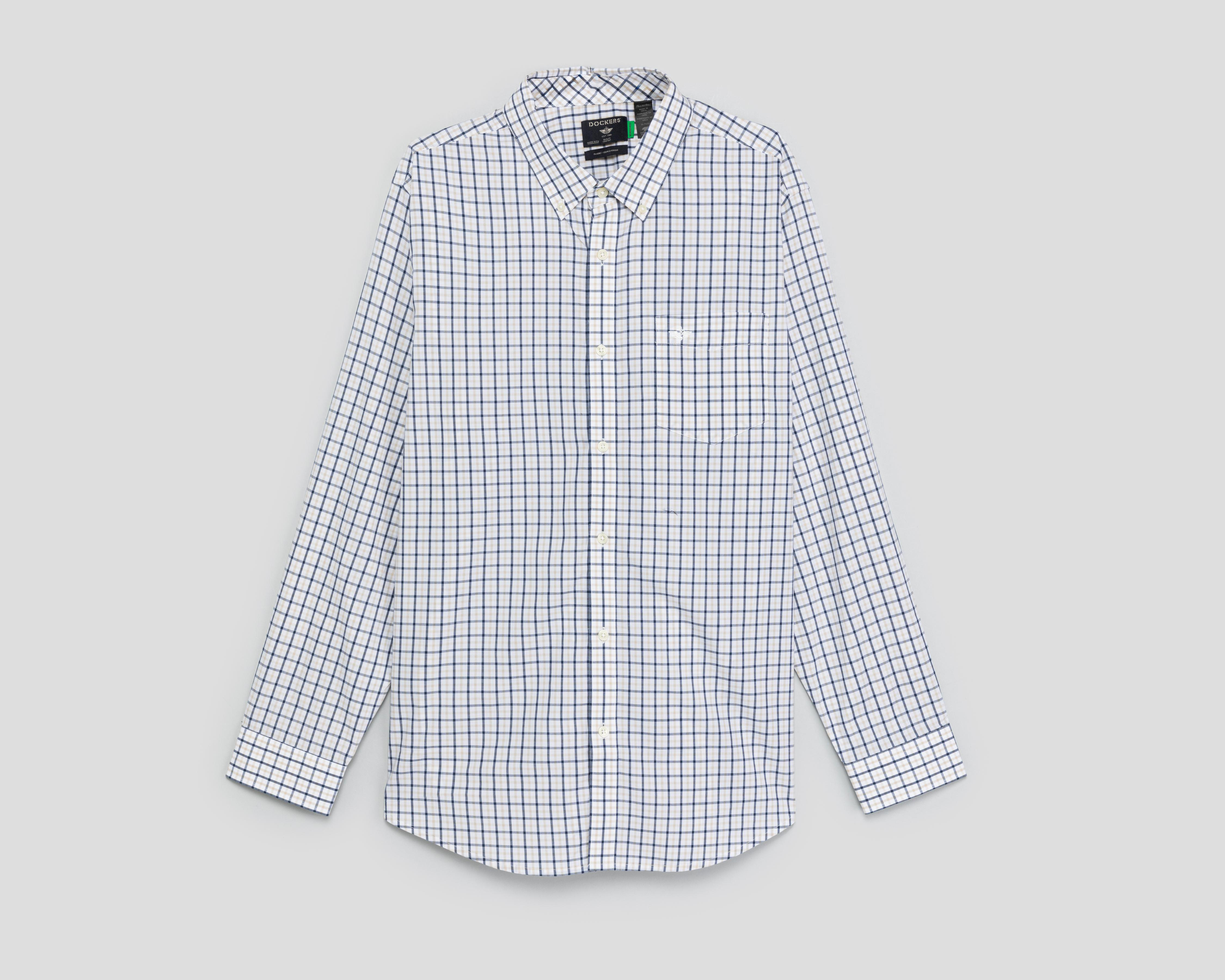 Foto 2 pulgar | Camisa Casual Dockers Clasicc Fit a Cuadros para Hombre