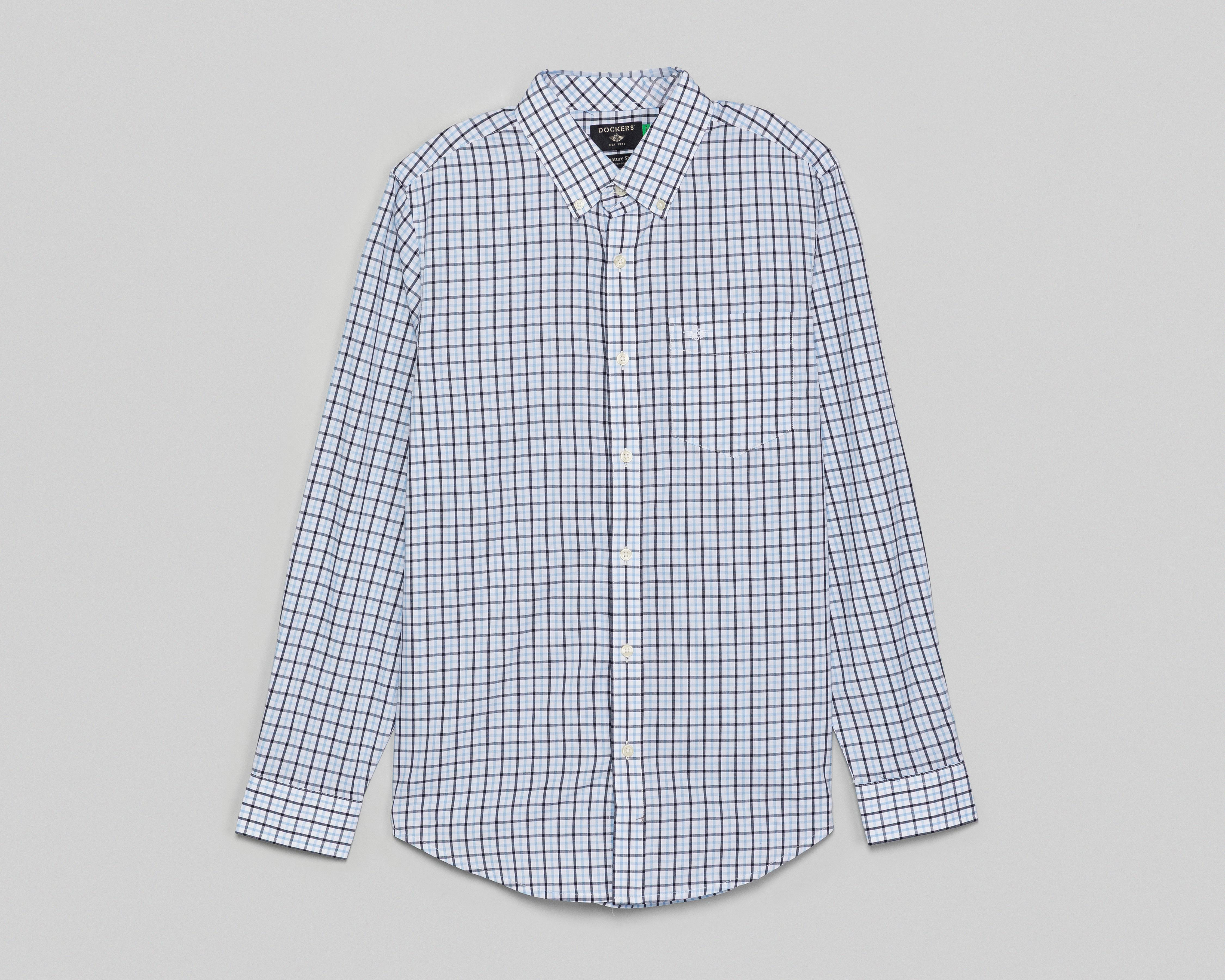 Foto 2 pulgar | Camisa Casual de Algodón Dockers Regular a Cuadros para Hombre