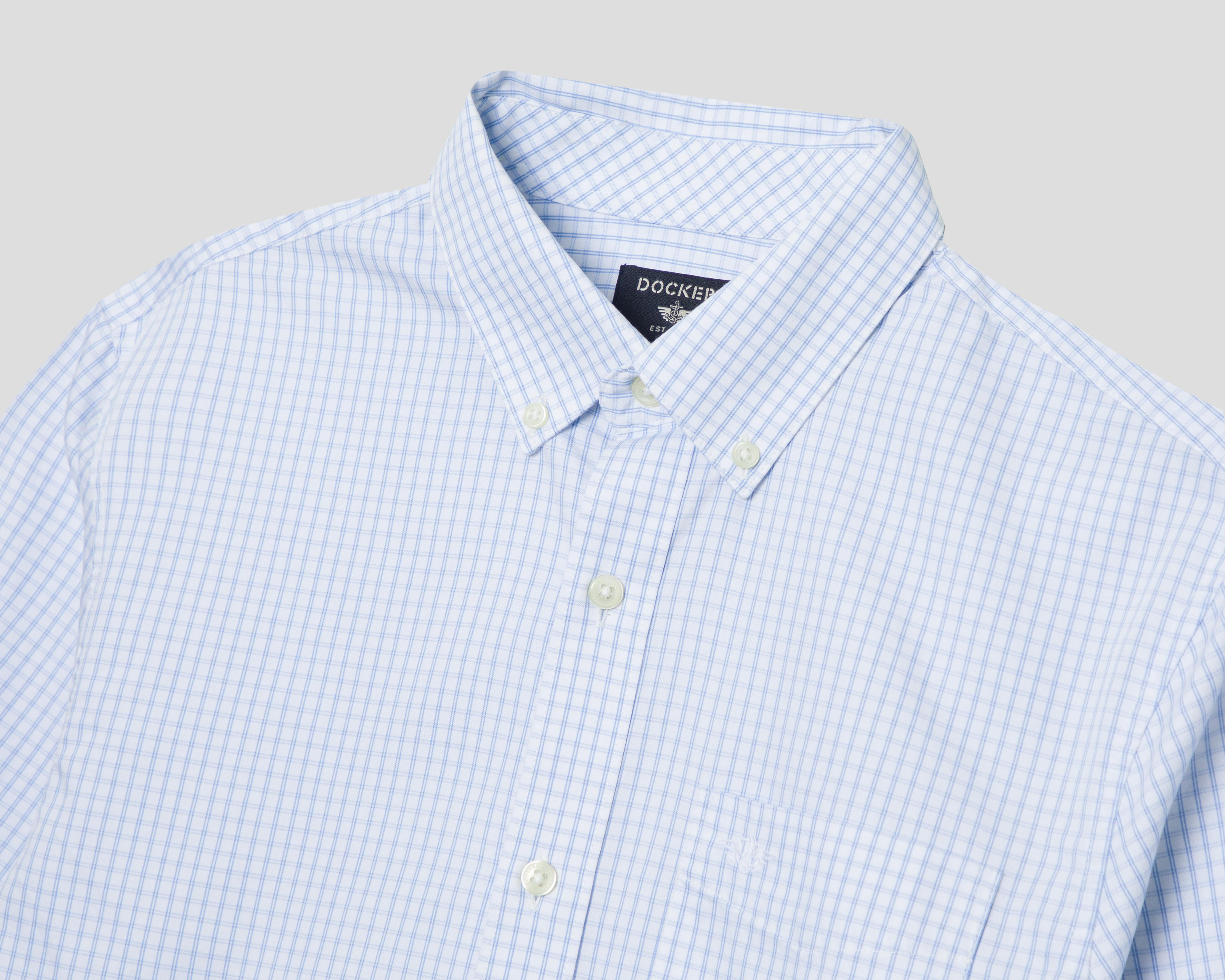 Foto 4 pulgar | Camisa Casual de Algodón Dockers Regular a Cuadros para Hombre