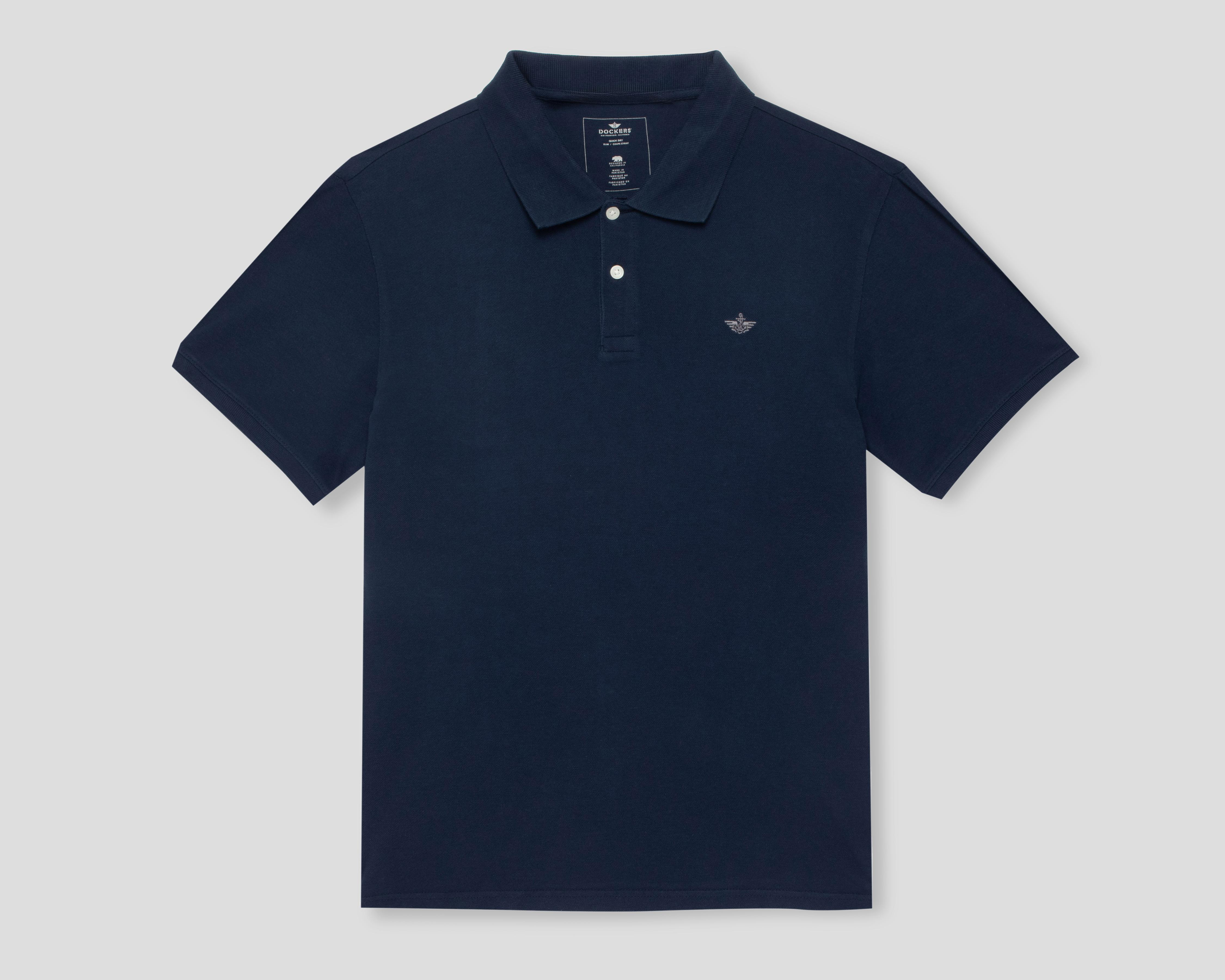Foto 2 pulgar | Playera Polo Dockers Azul para Hombre