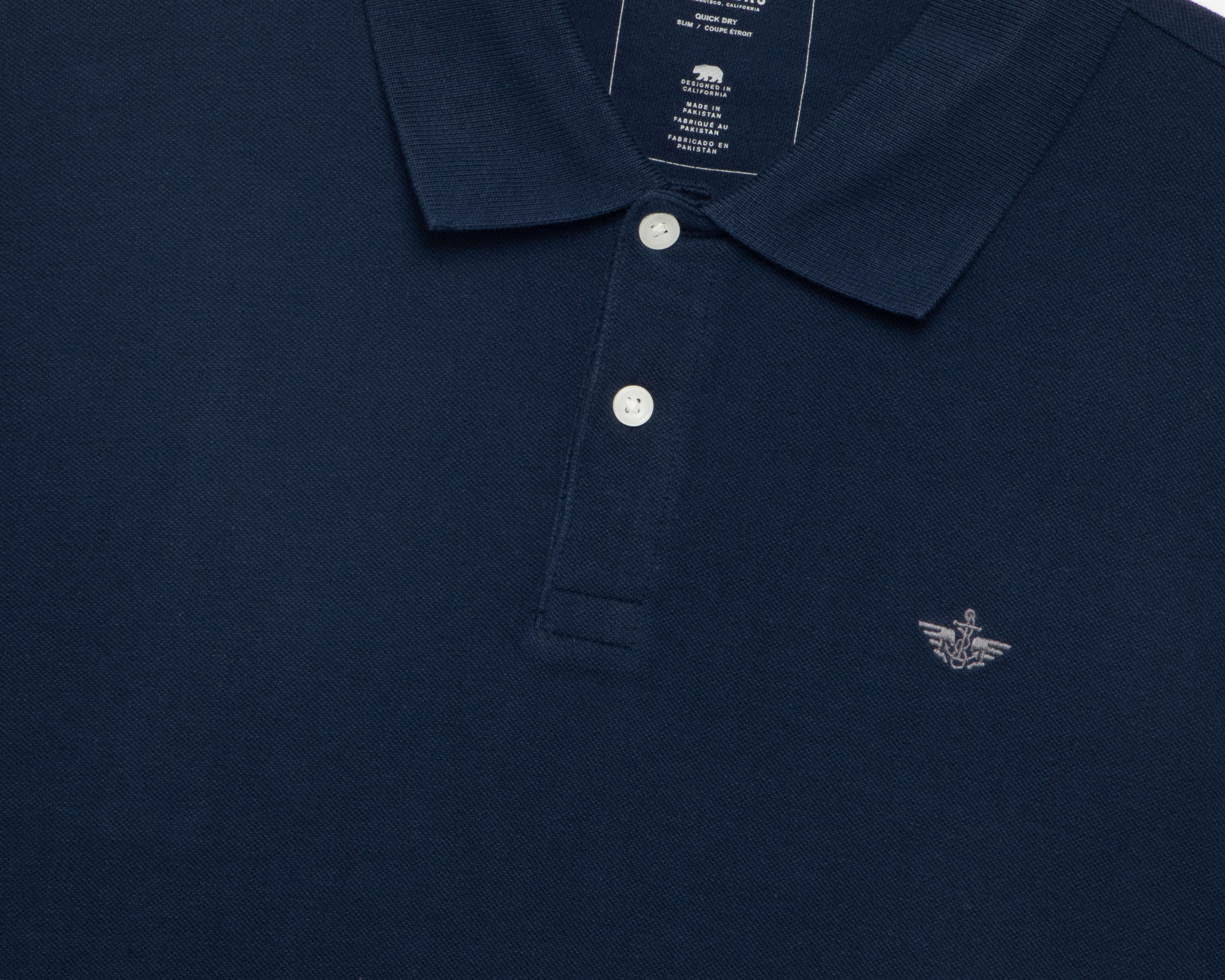 Foto 4 pulgar | Playera Polo Dockers Azul para Hombre