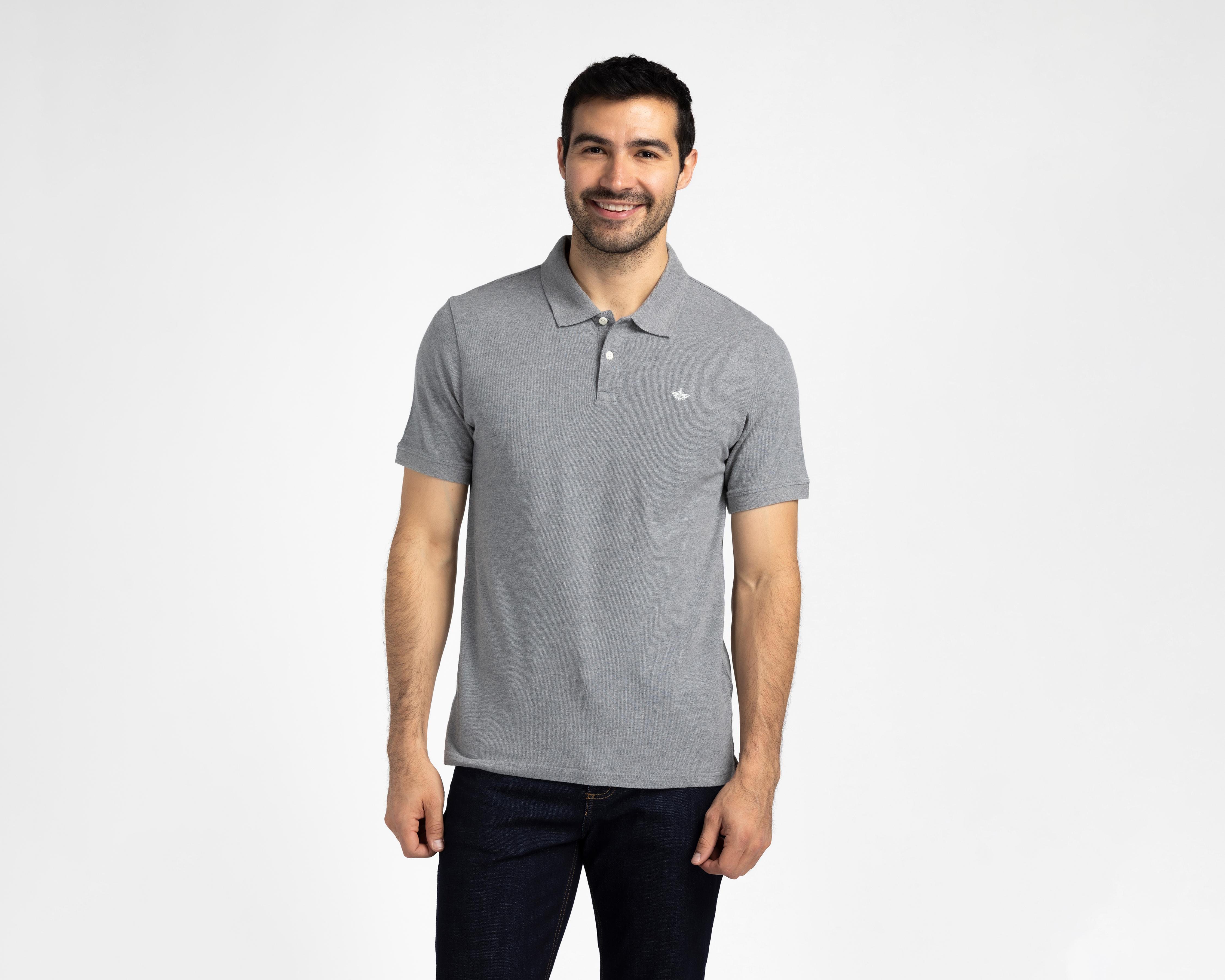 Playera Polo Dockers Gris para Hombre $899