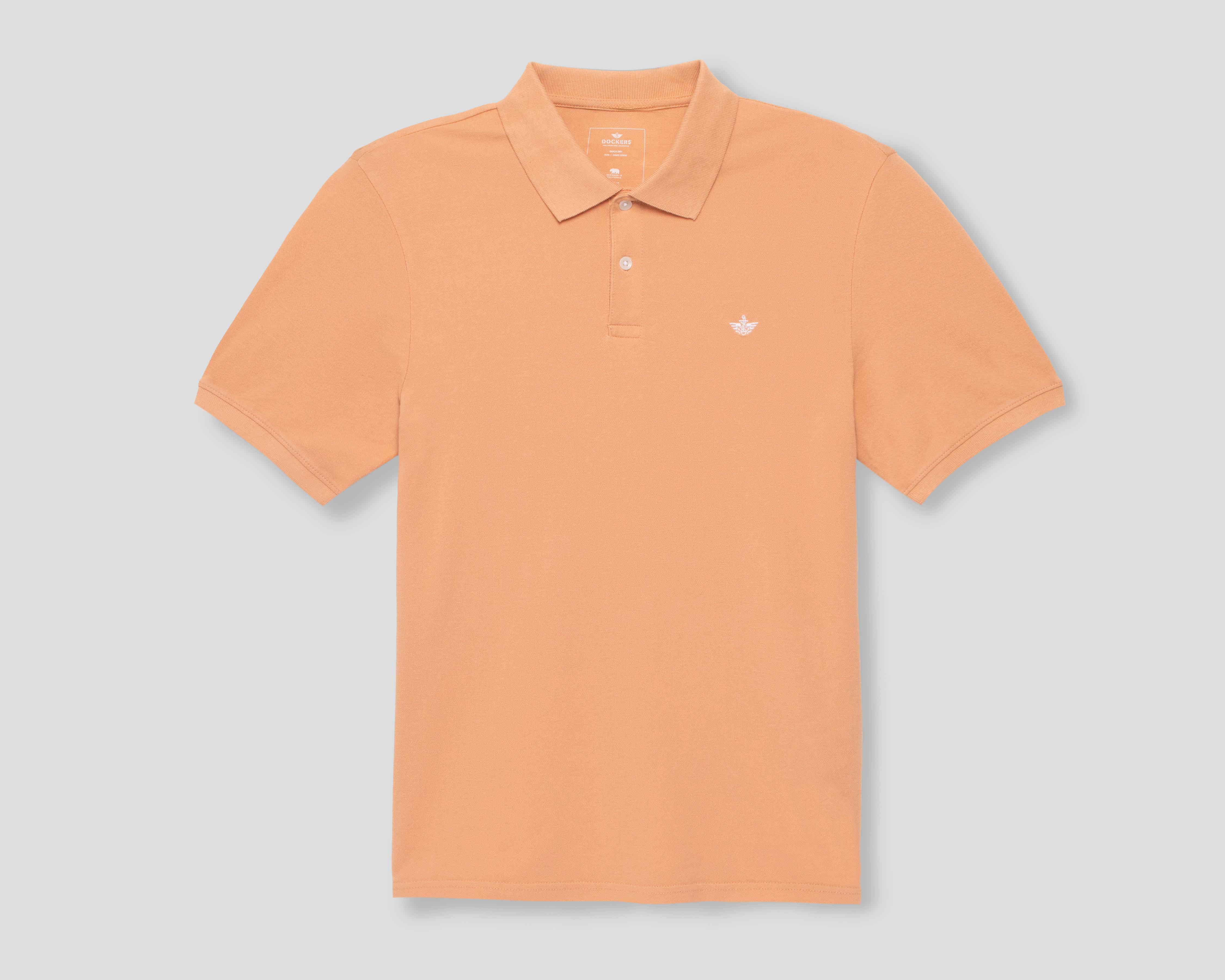 Foto 2 pulgar | Playera Polo Dockers Durazno para Hombre