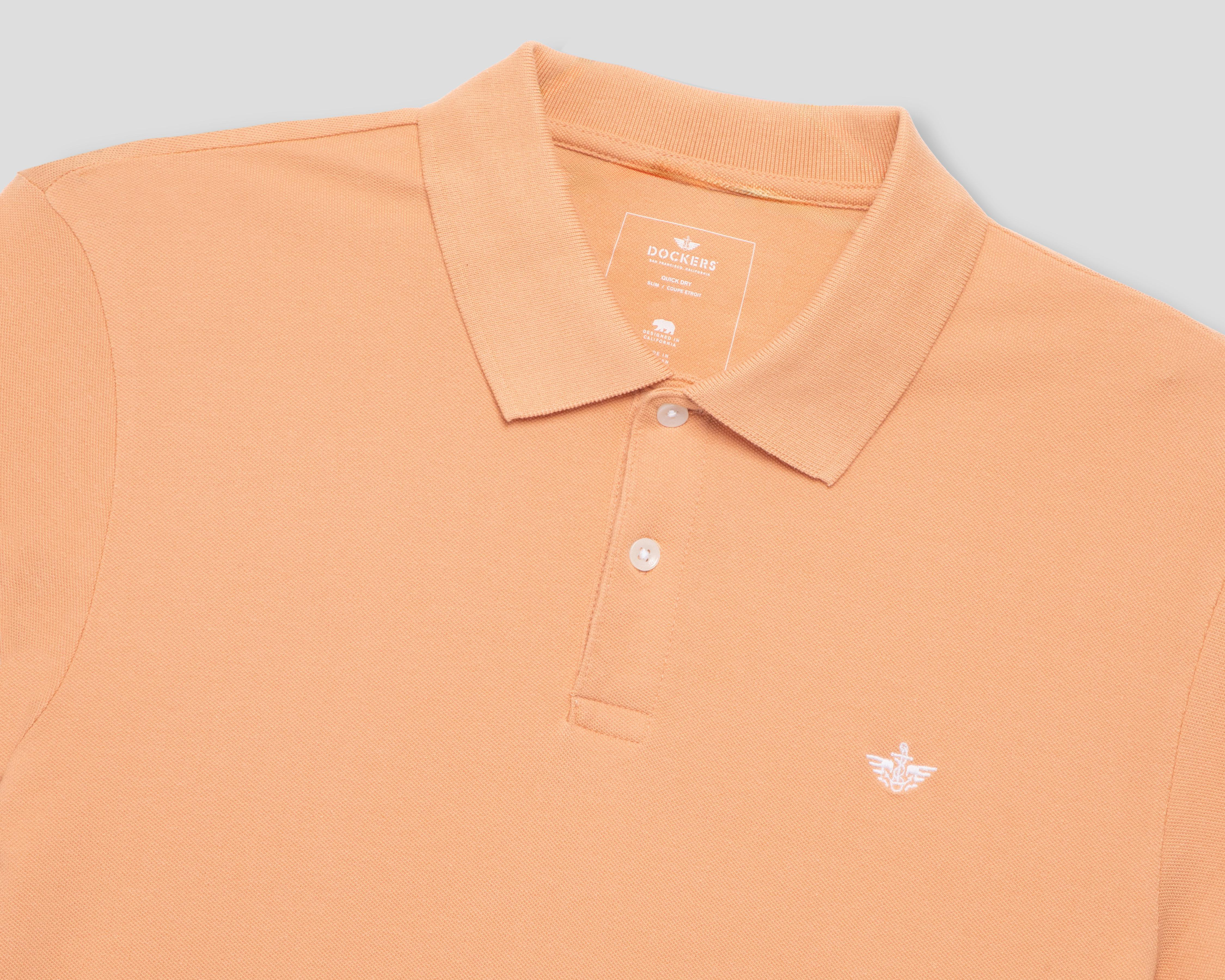Foto 4 pulgar | Playera Polo Dockers Durazno para Hombre