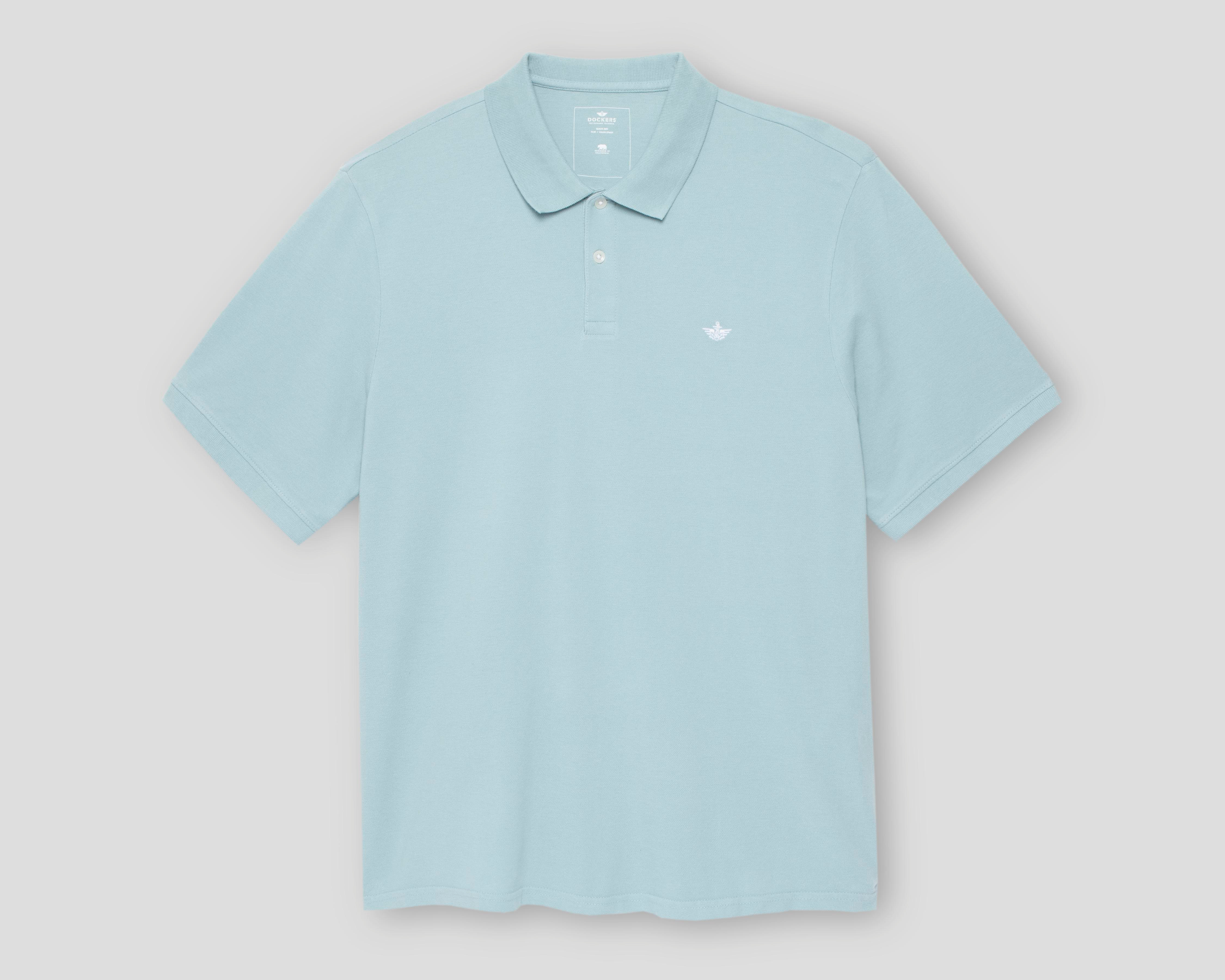 Foto 2 pulgar | Playera Polo Dockers Azul para Hombre
