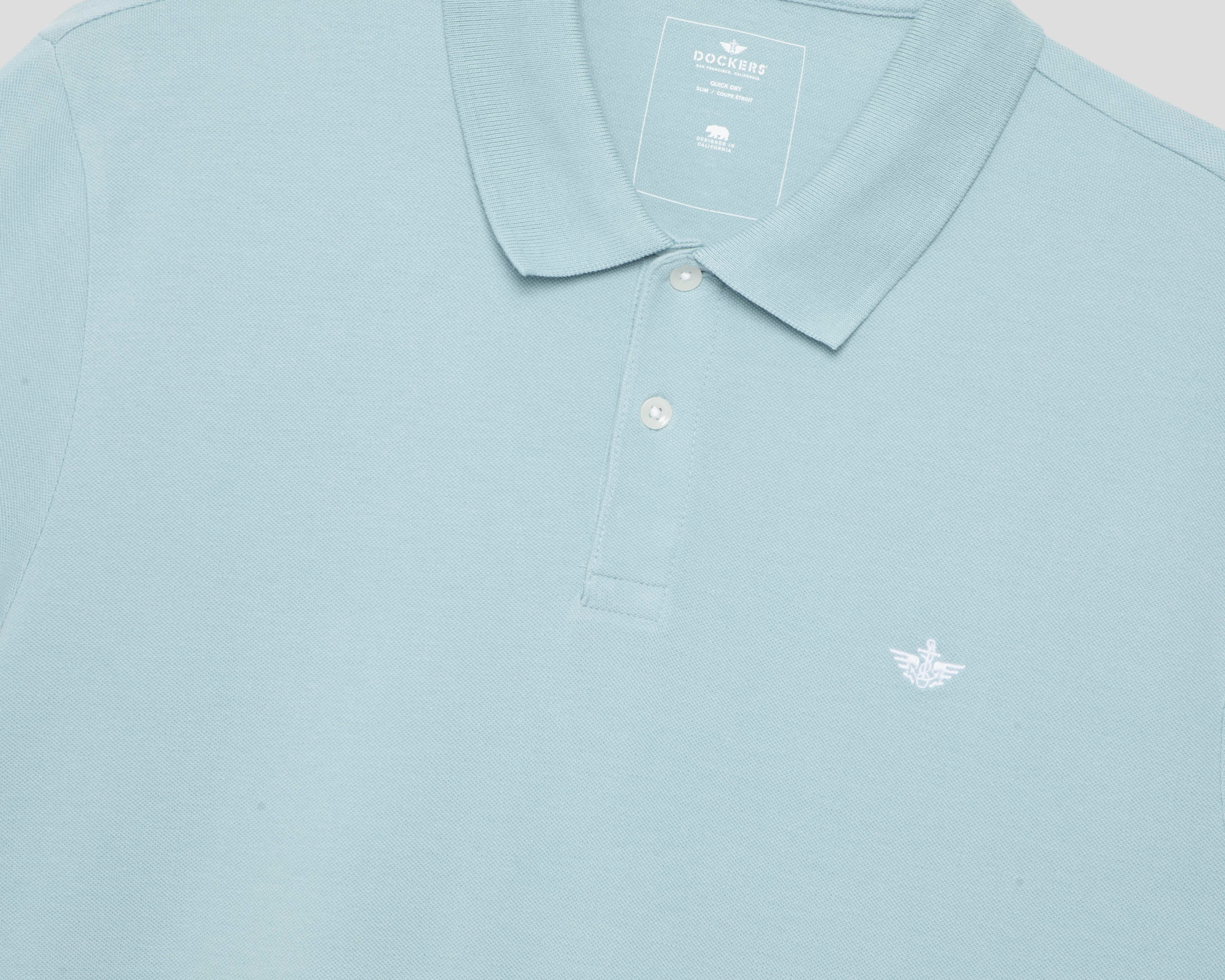 Foto 4 pulgar | Playera Polo Dockers Azul para Hombre