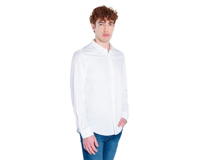 Foto 2 | Camisa Casual Oggi Regular Fit Blanca