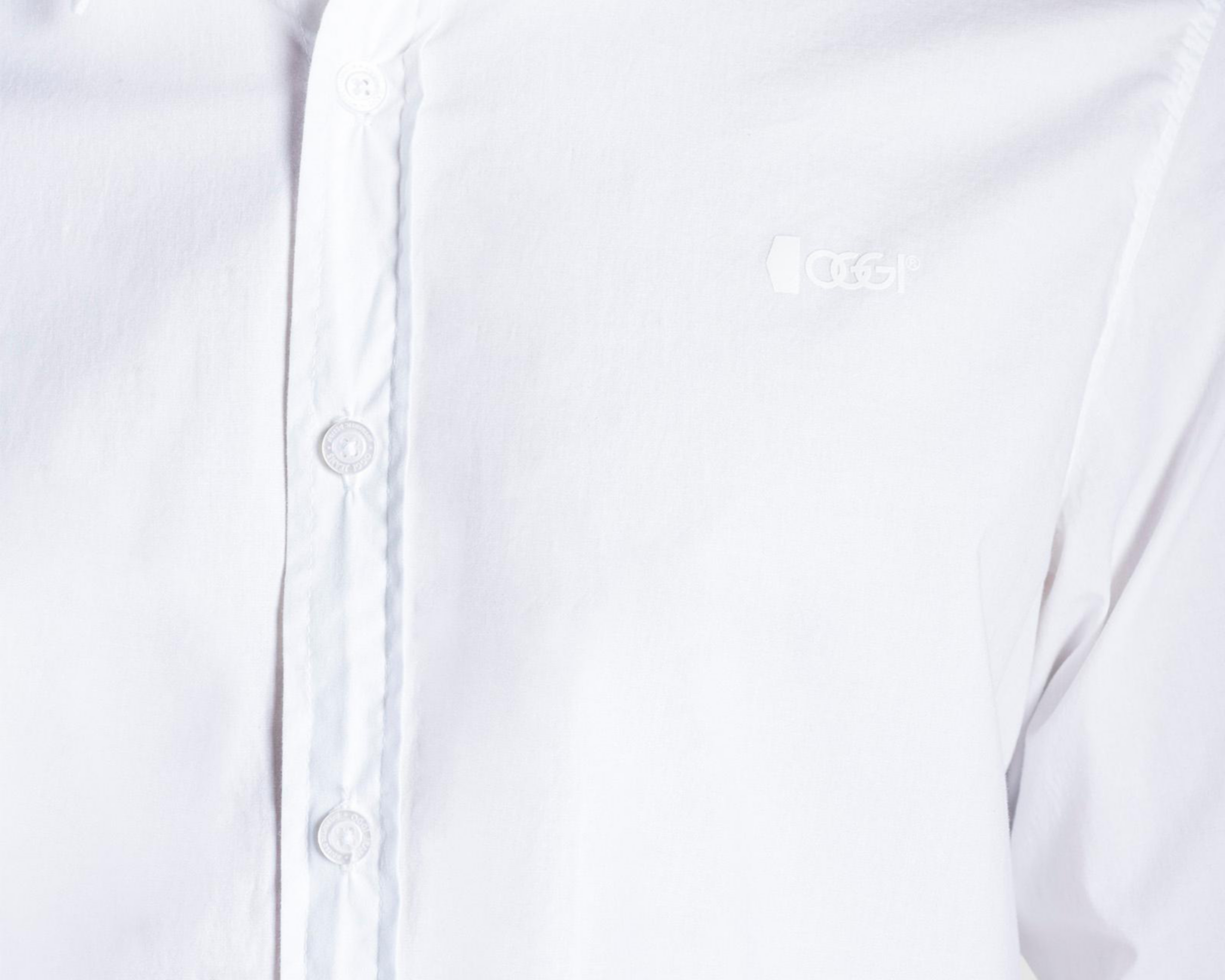 Foto 5 pulgar | Camisa Casual Oggi Regular Fit Blanca