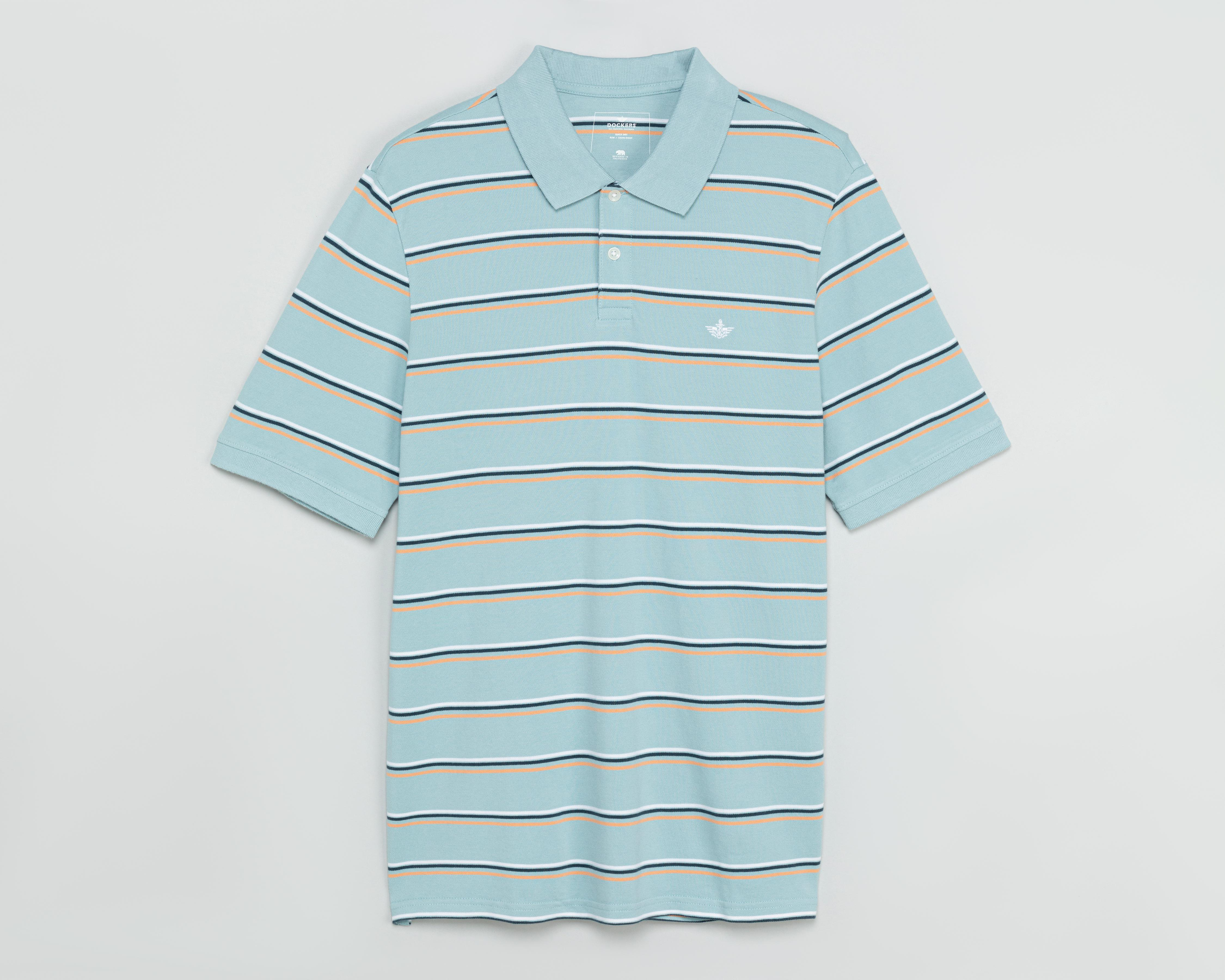 Foto 2 pulgar | Playera Polo Dockers Azul para Hombre
