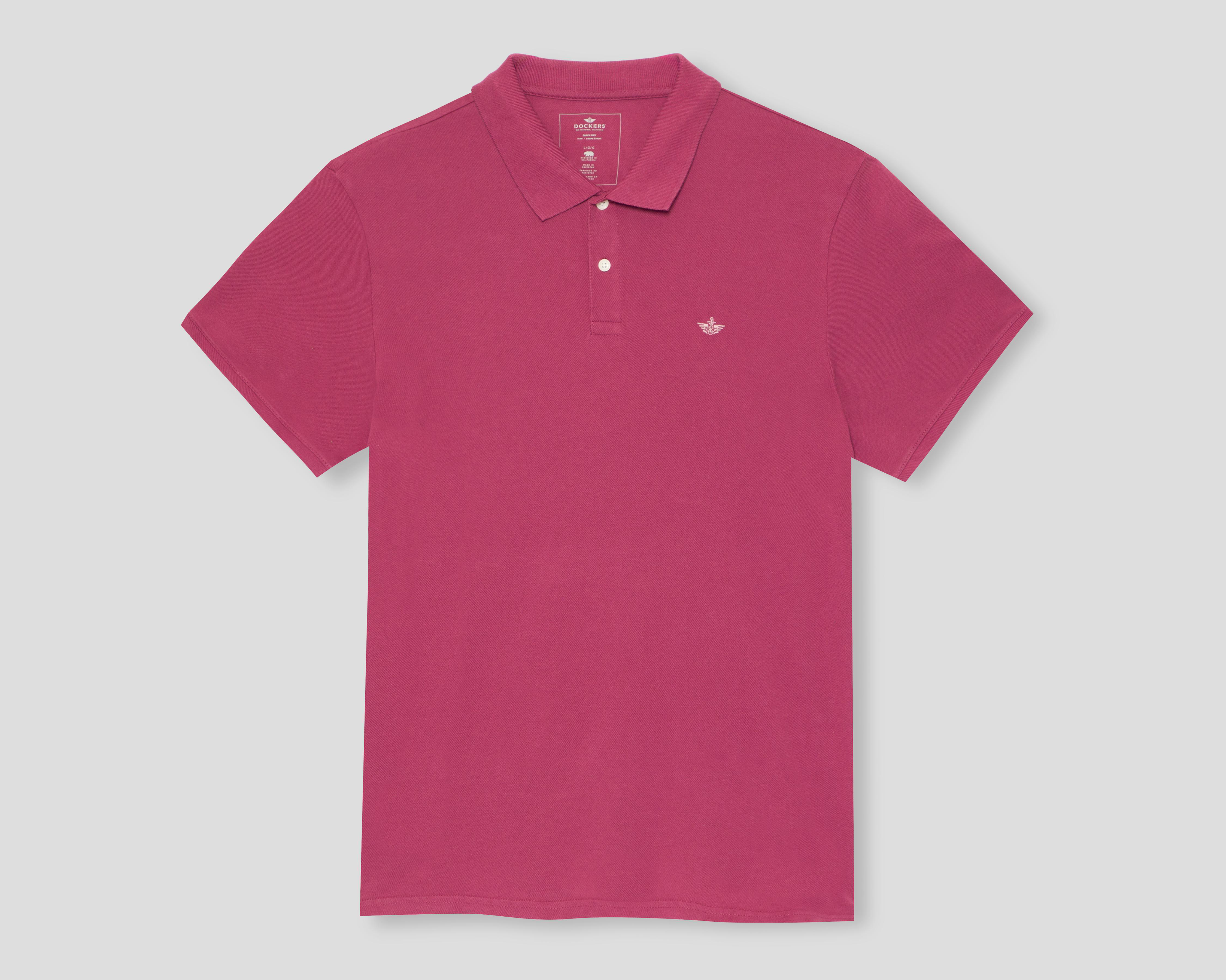 Foto 1 | Playera Polo Dockers Rosa para Hombre