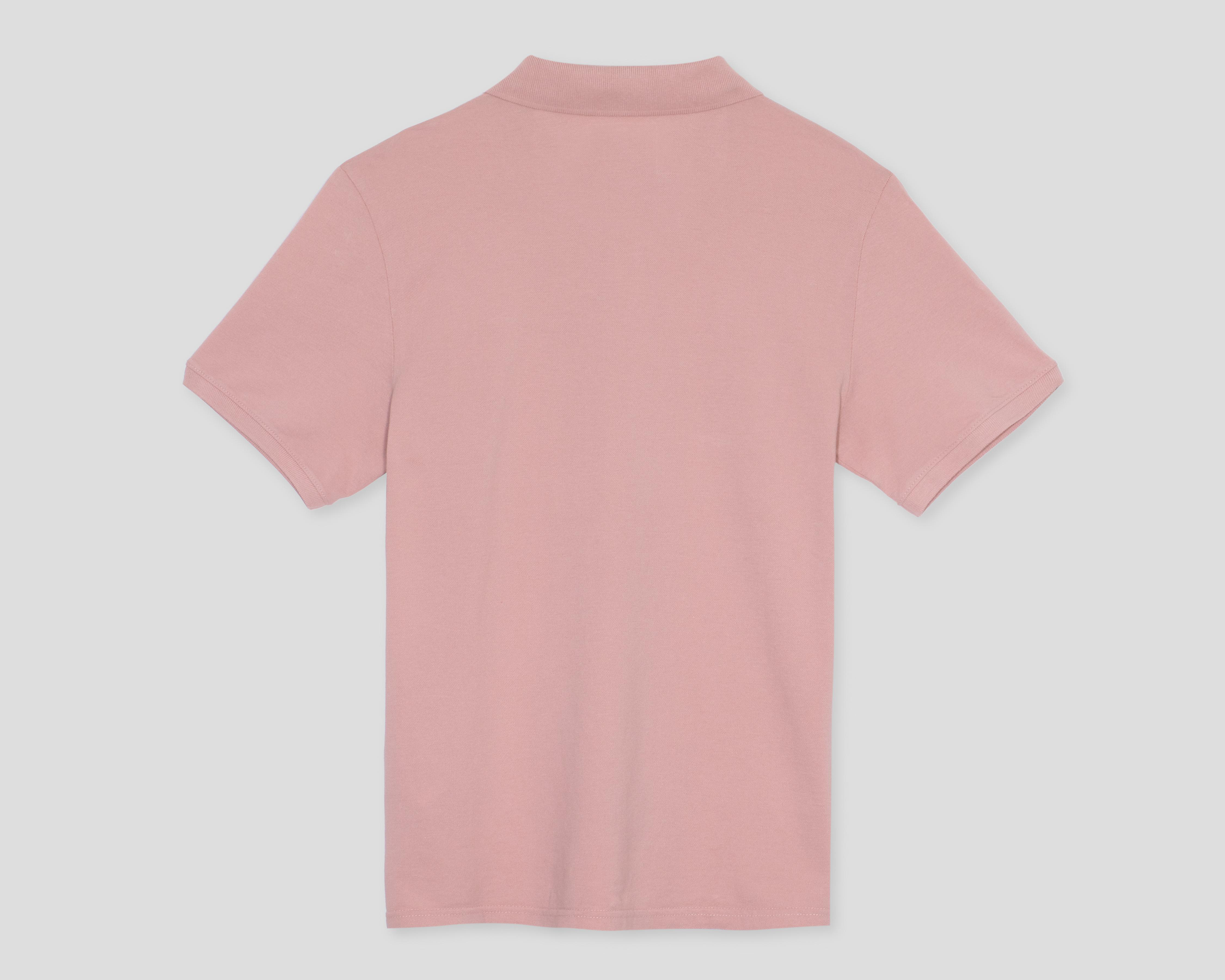 Foto 3 pulgar | Playera Polo Dockers Rosa para Hombre