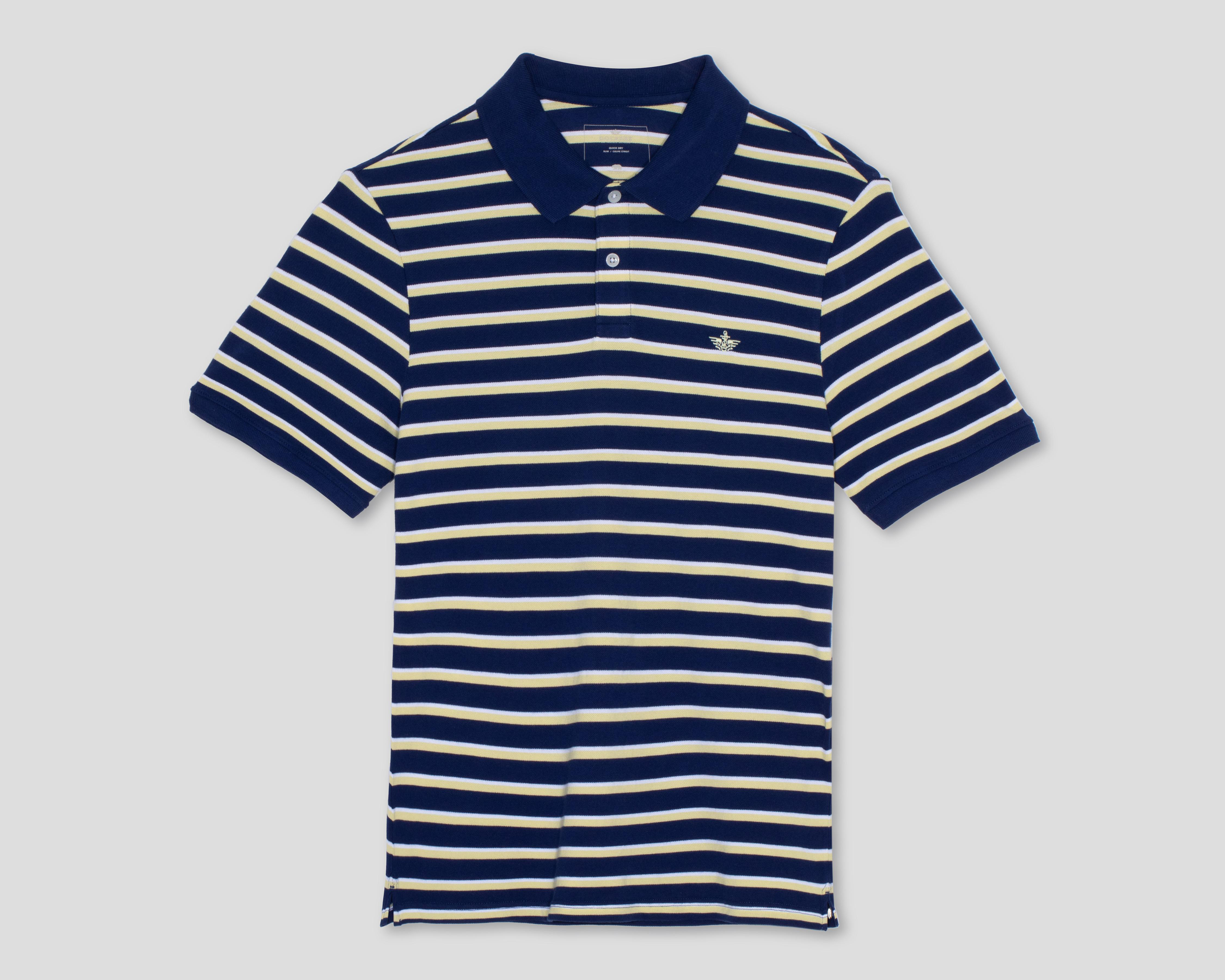 Foto 1 | Playera Polo Dockers Azul Marino para Hombre