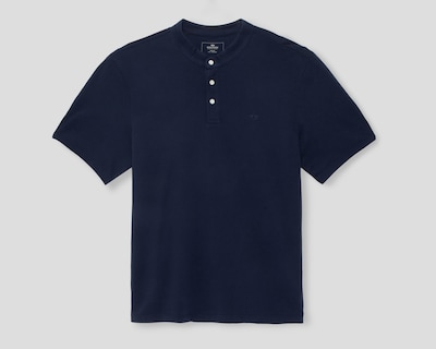 Foto 1 | Playera de Cuello Mao Azul Marino Dockers para Hombre