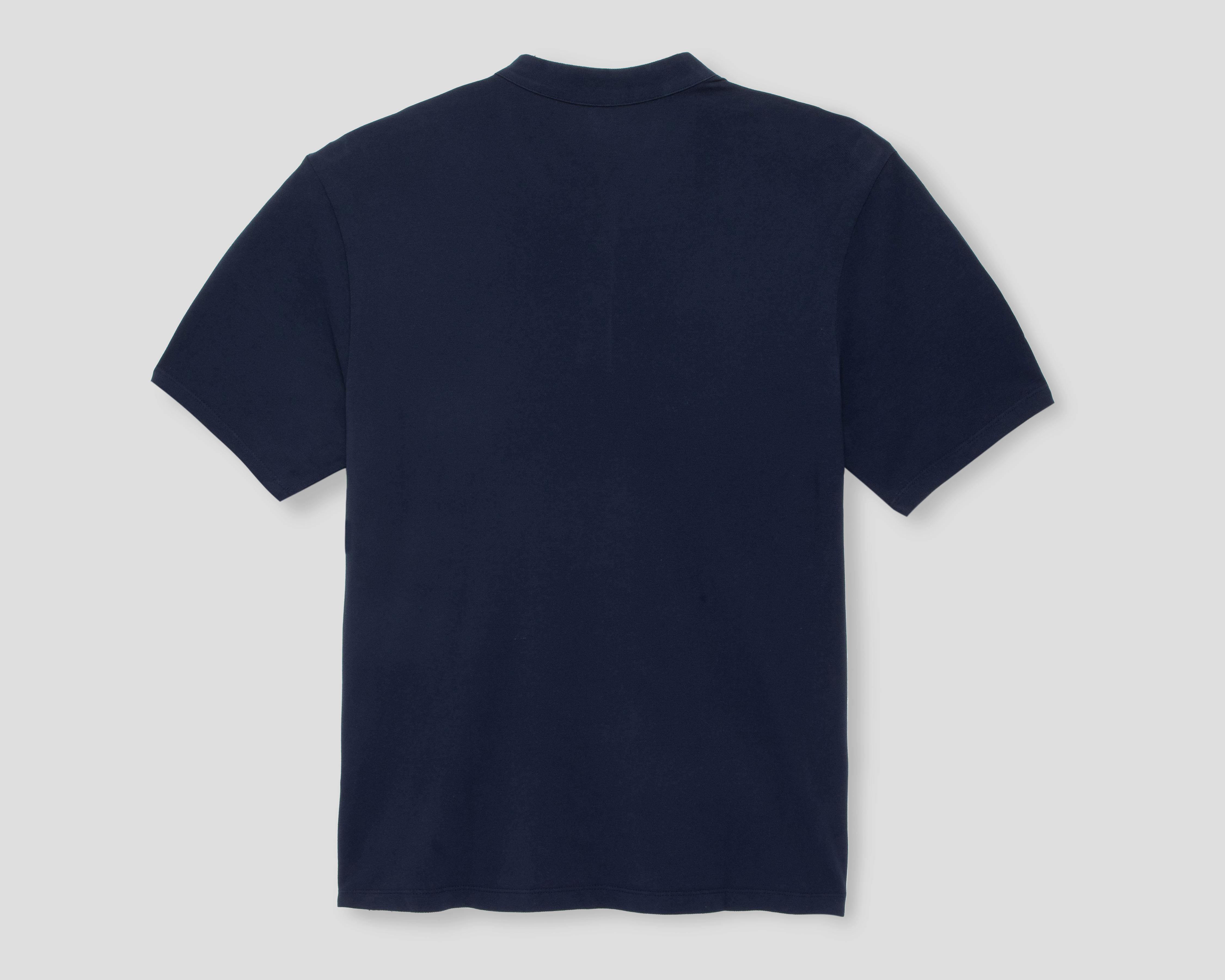 Foto 3 pulgar | Playera de Cuello Mao Azul Marino Dockers para Hombre
