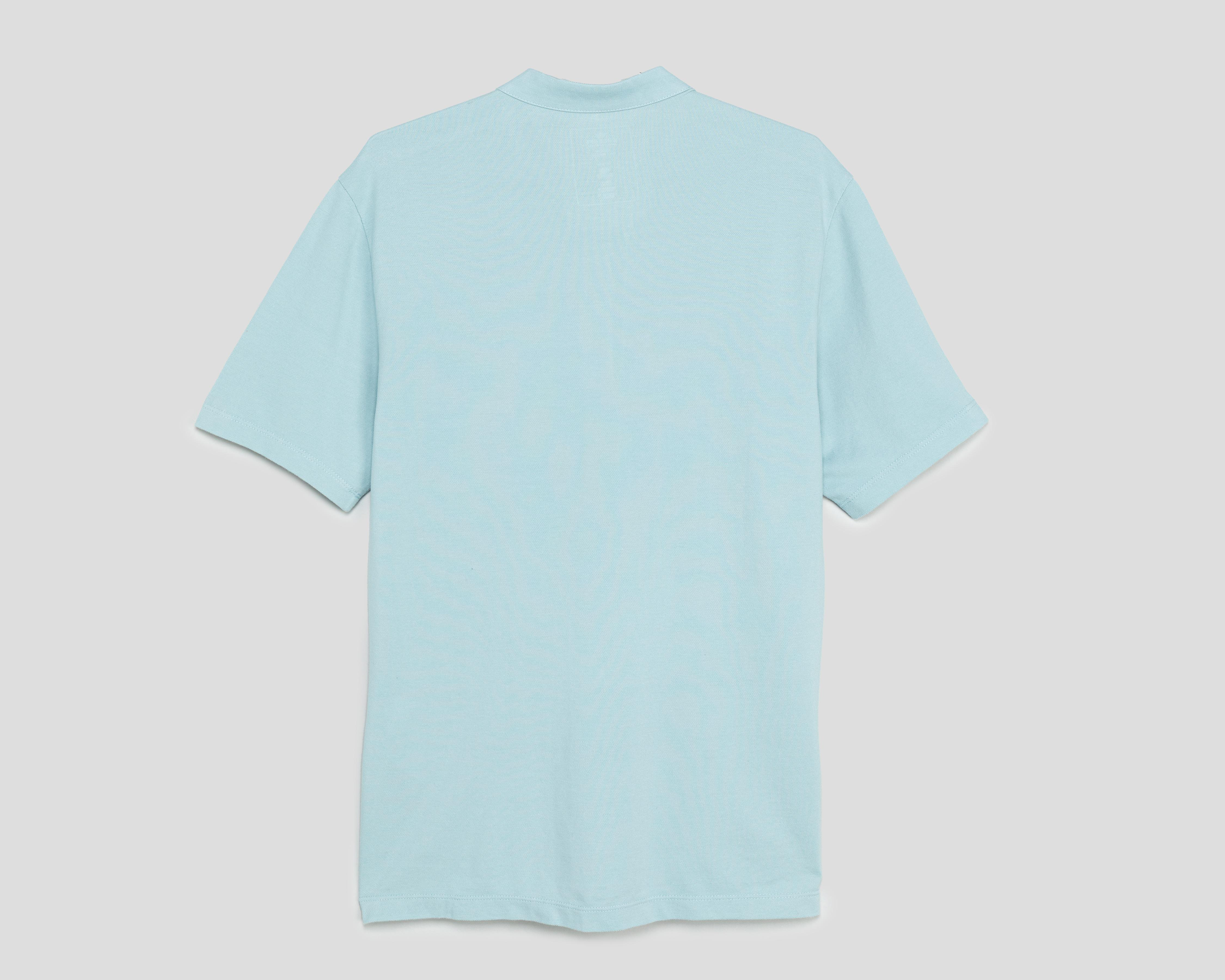 Foto 3 pulgar | Playera Polo Dockers Cuello Mao Azul para Hombre