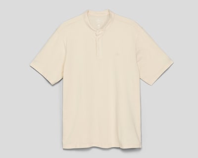 Foto 1 | Playera Polo Dockers Cuello Henley Crema para Hombre