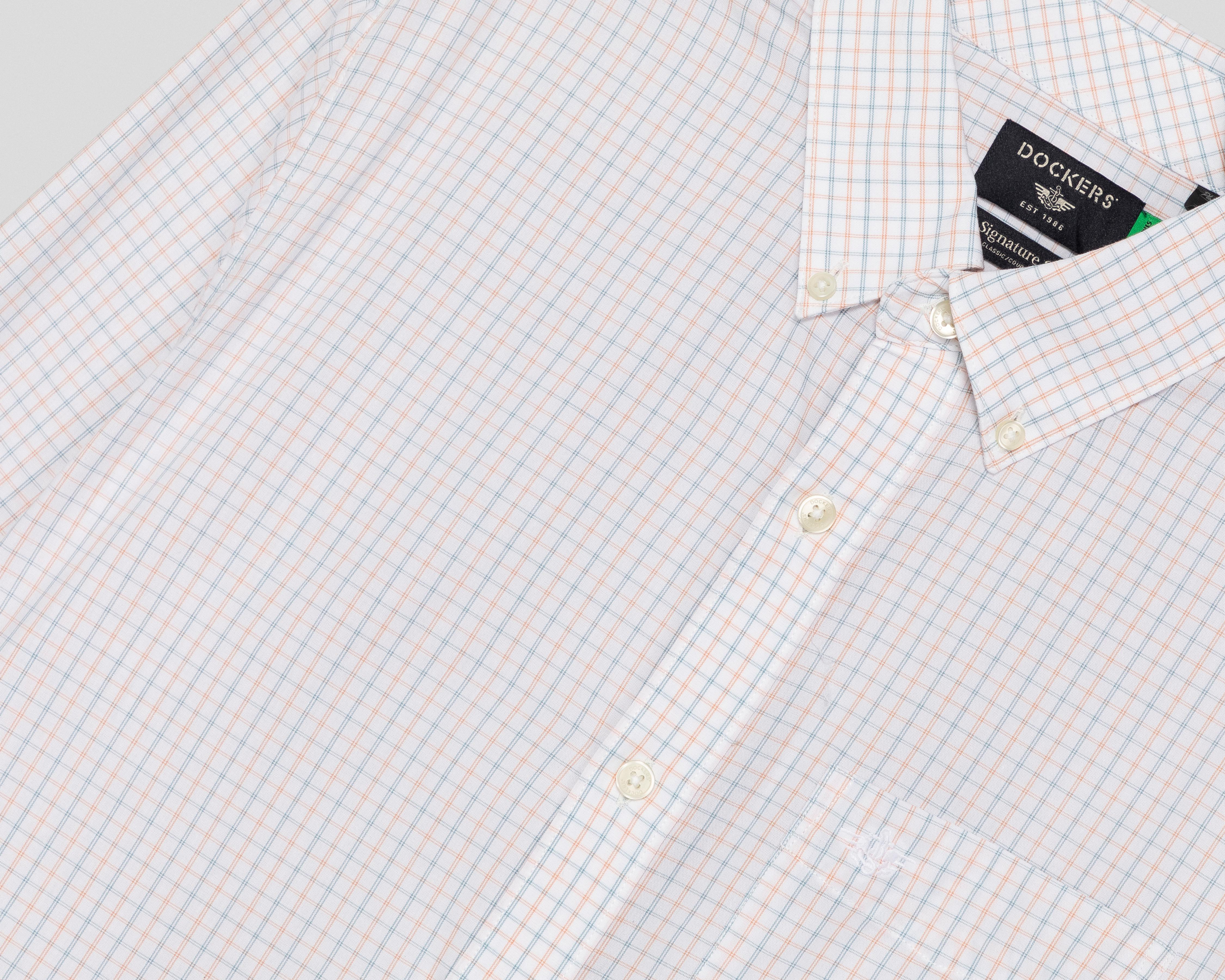 Foto 4 pulgar | Camisa Casual de Algodón Dockers Regular a Cuadros para Hombre