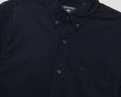 Foto 3 | Camisa de Vestir de Algodón Dockers Manga Larga Cuello Americano para Hombre