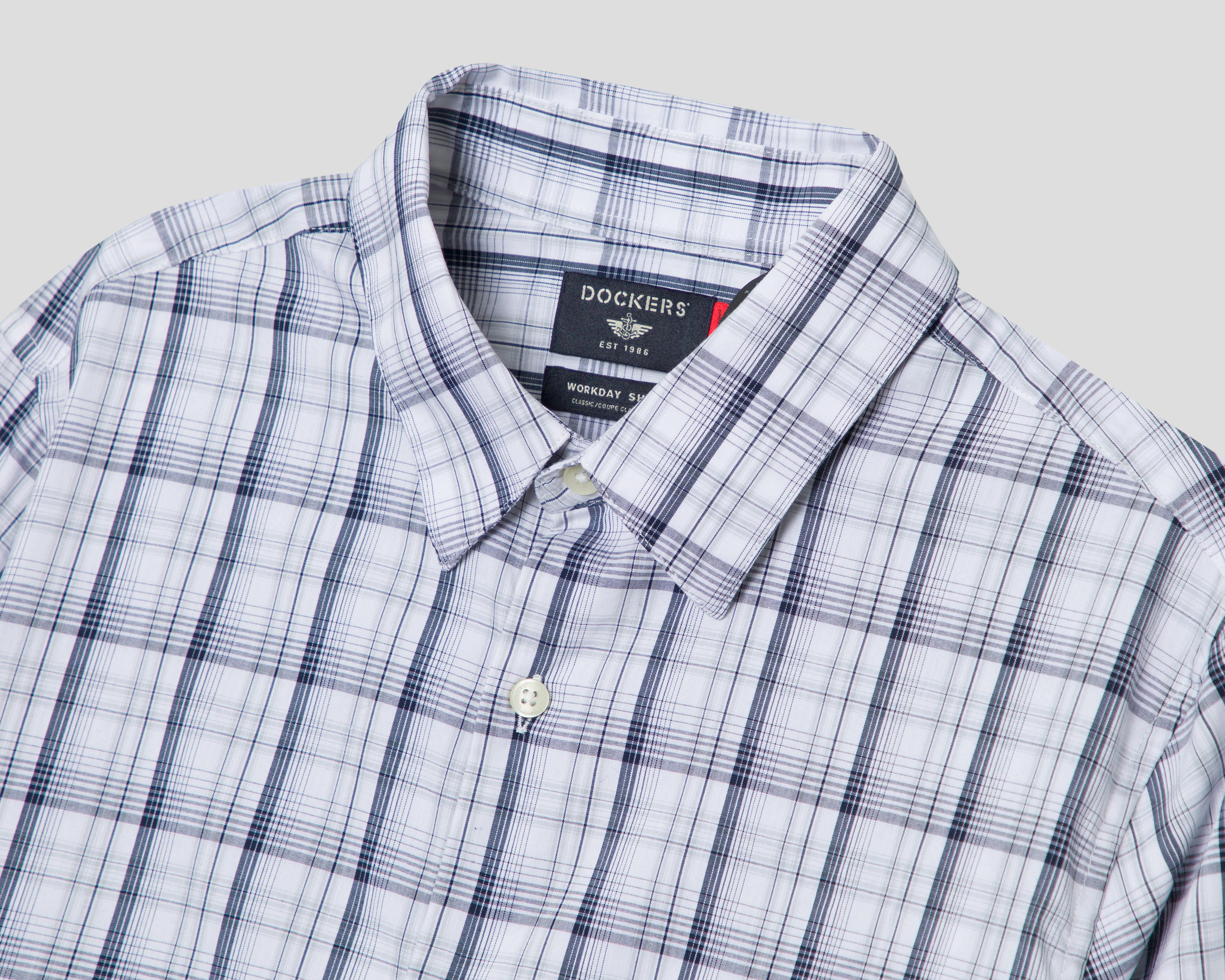 Foto 4 pulgar | Camisa Casual Dockers Classic Fit de Cuadros para Hombre