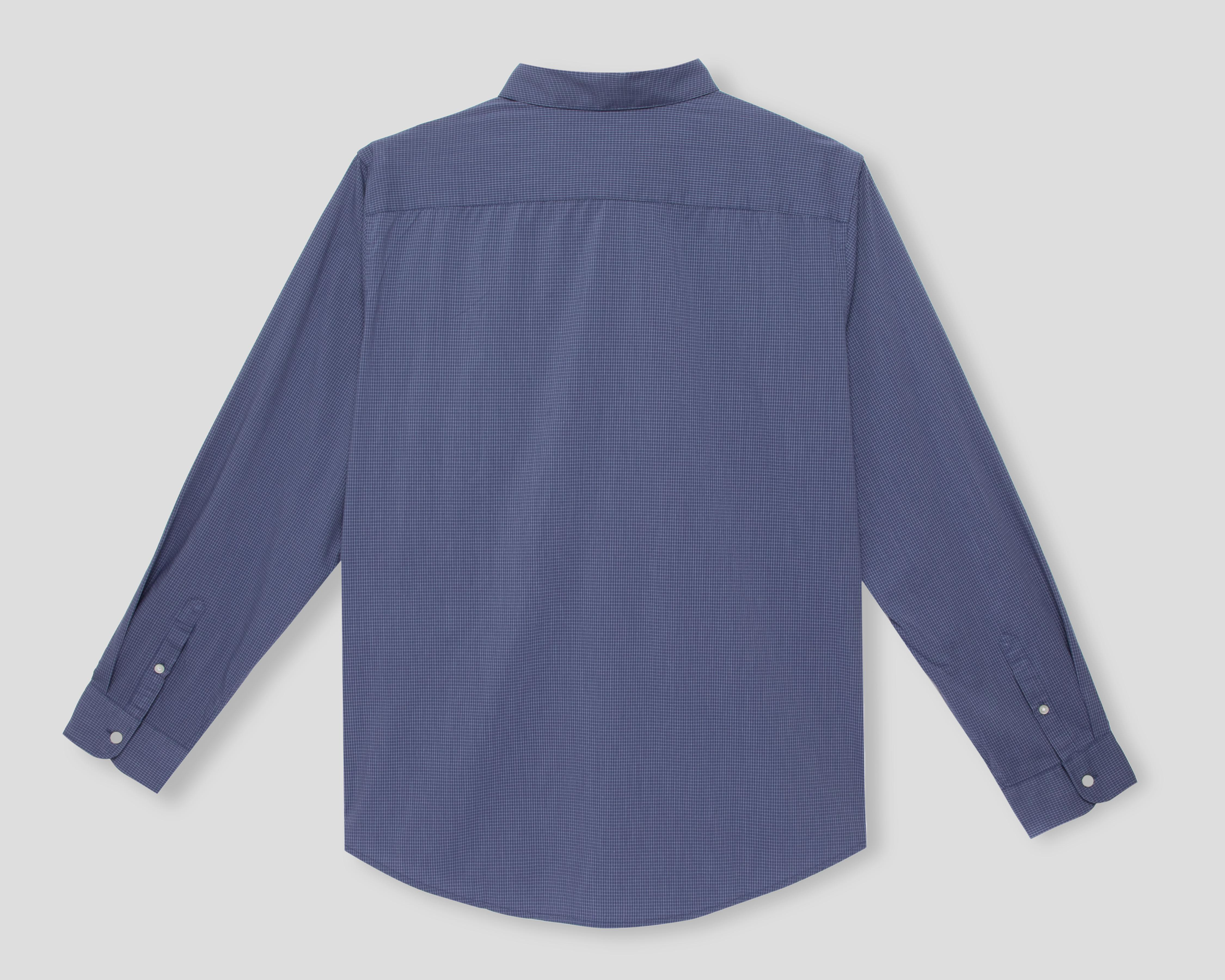 Foto 3 pulgar | Camisa de Vestir Dockers Manga Larga Cuello Americano para Hombre