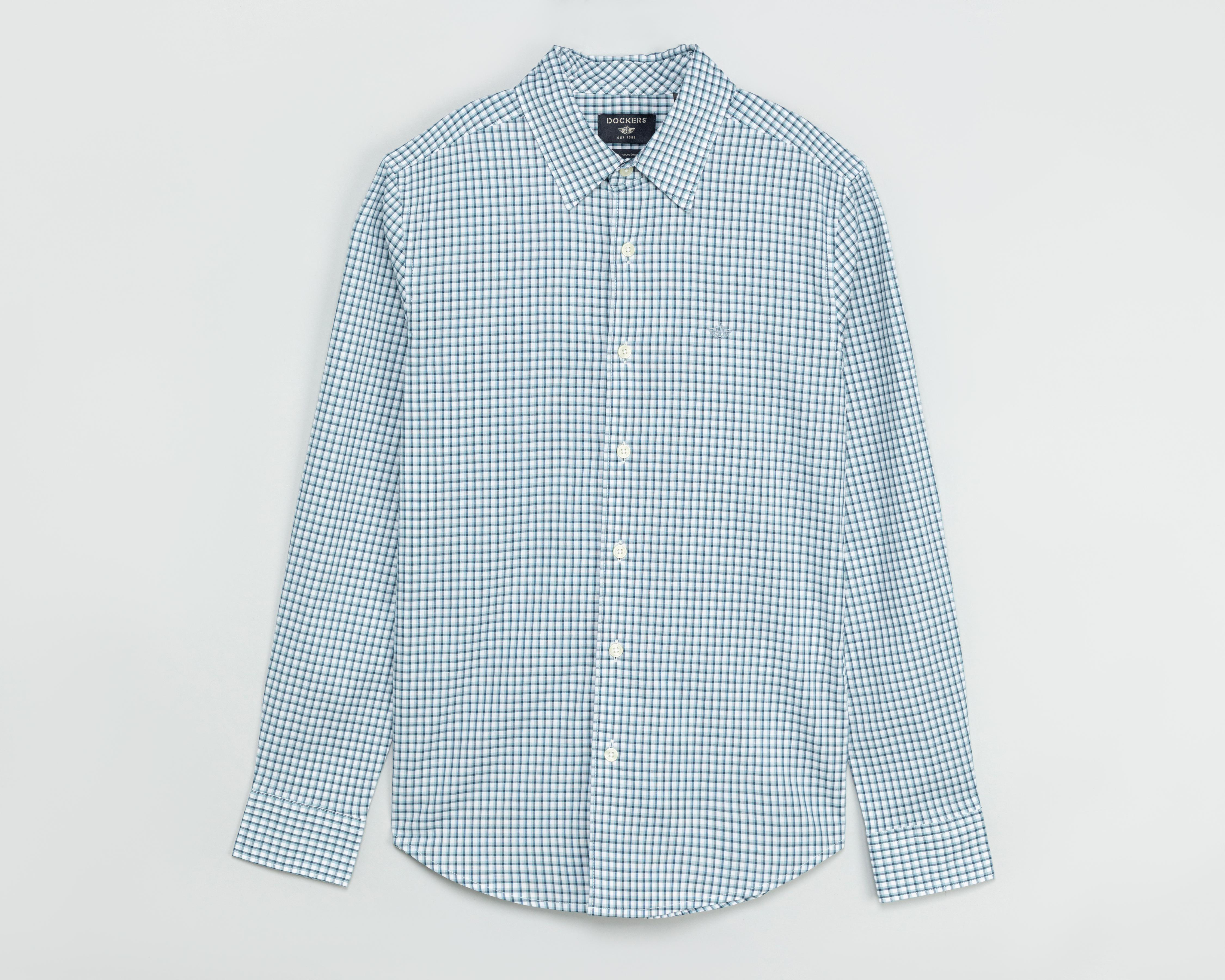 Foto 2 pulgar | Camisa Casual Dockers Slim Fit a Cuadros para Hombre