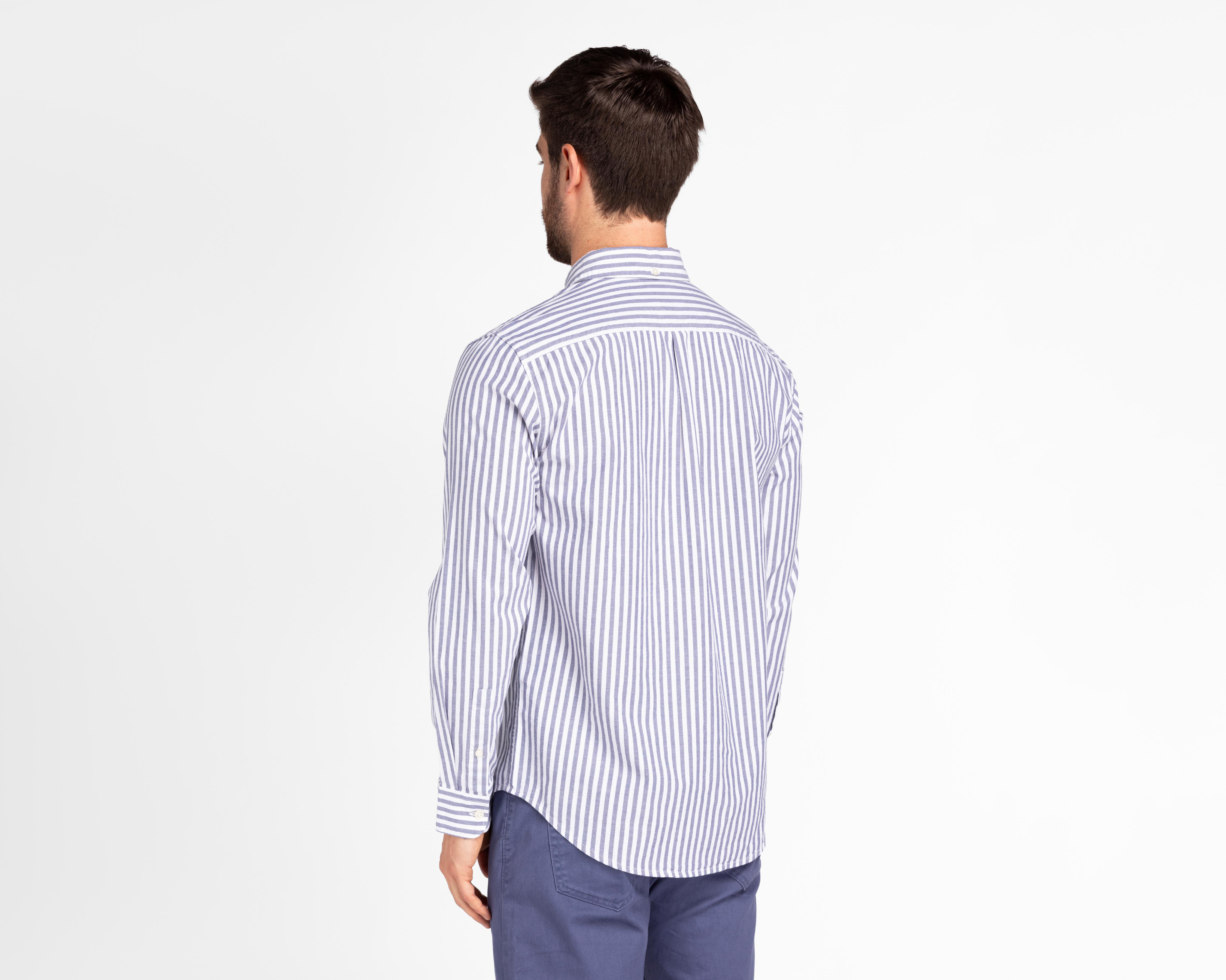 Foto 2 | Camisa Casual Dockers Regular de Rayas para Hombre