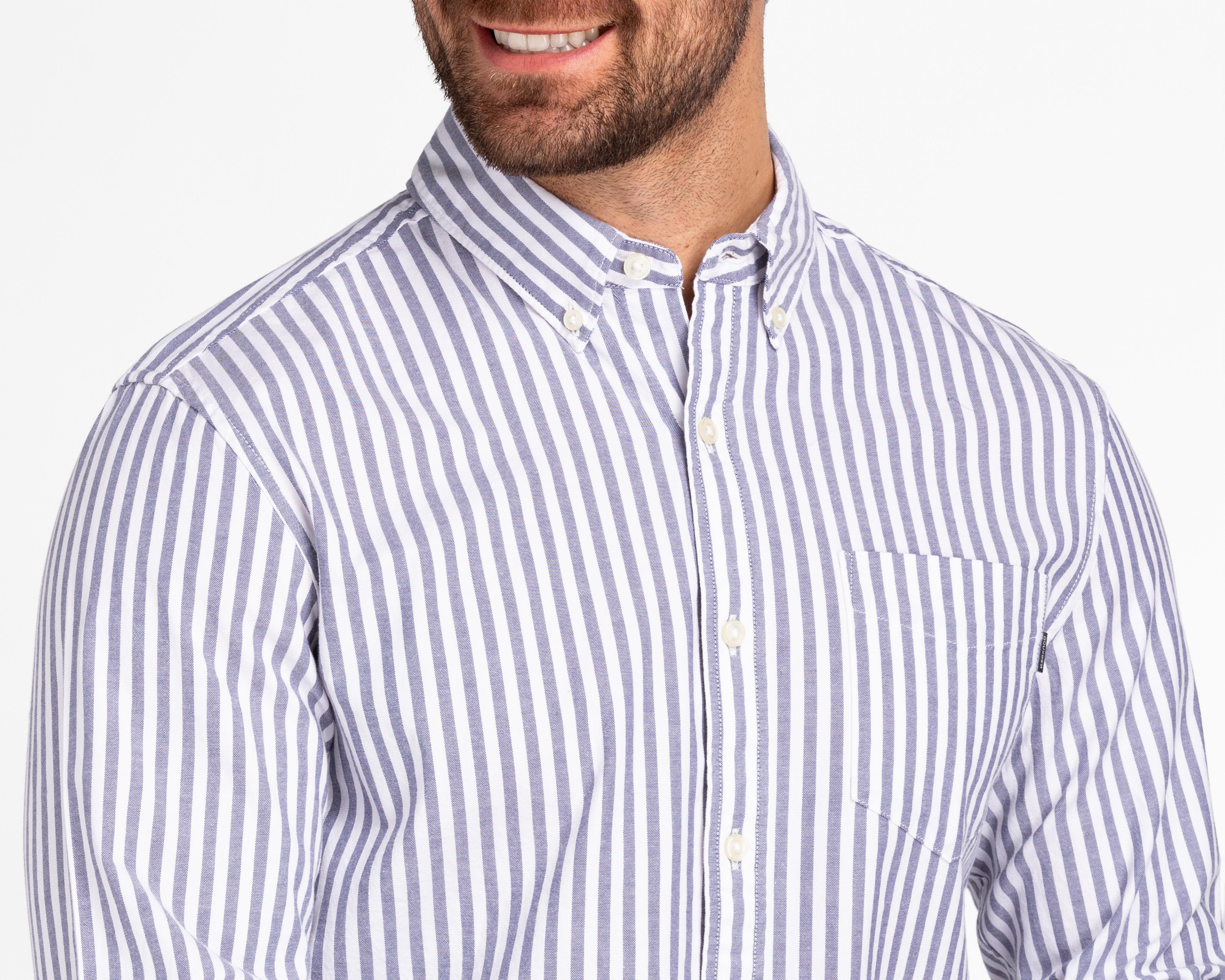 Foto 3 | Camisa Casual Dockers Regular de Rayas para Hombre