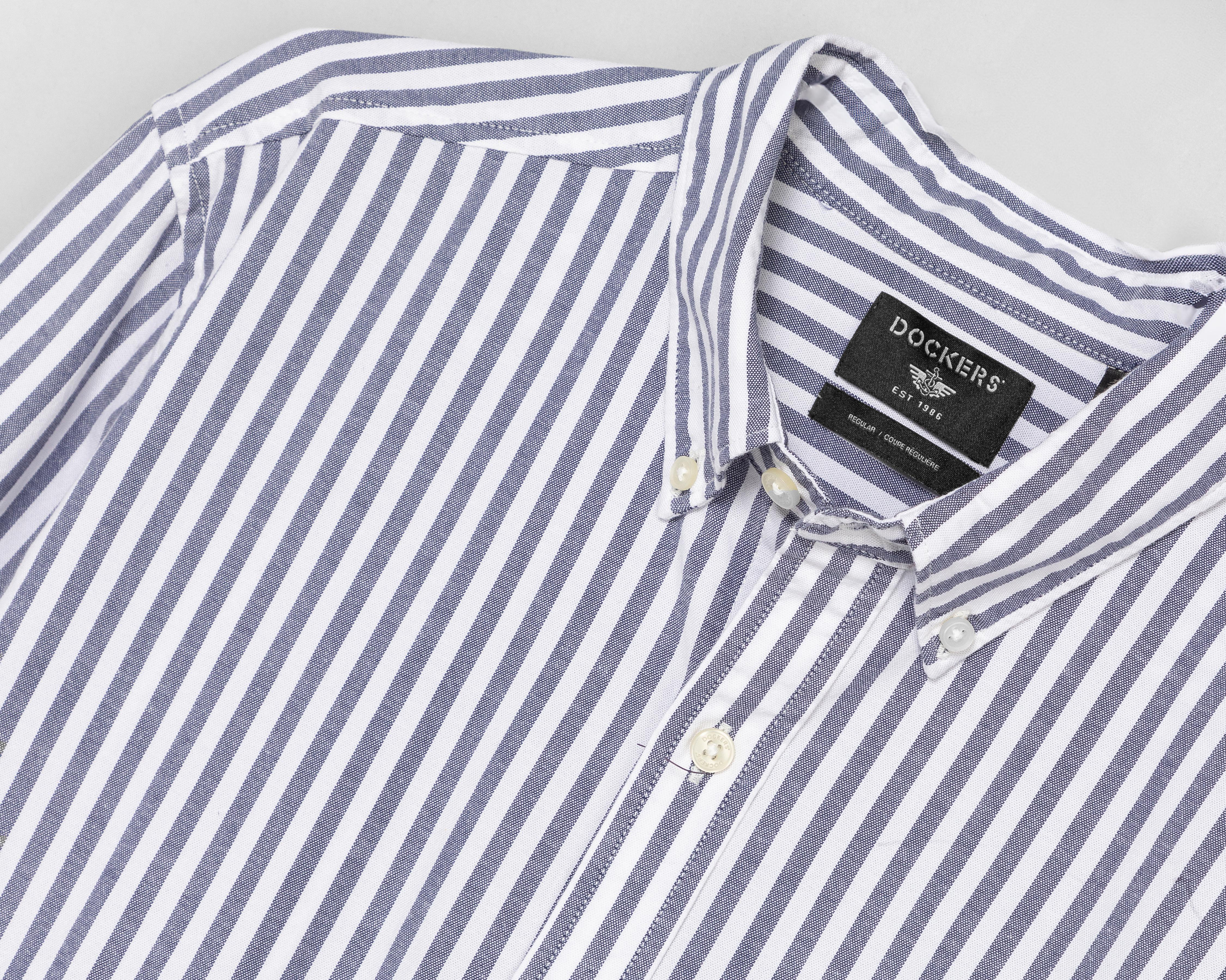 Foto 4 | Camisa Casual Dockers Regular de Rayas para Hombre