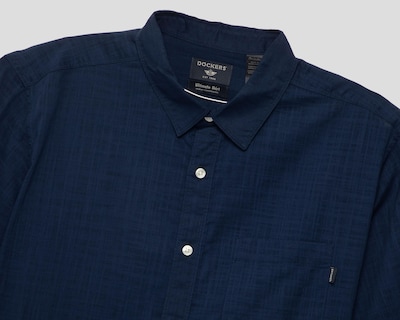 Foto 3 | Camisa Casual de Algodón Dockers Regular Fit Lisa para Hombre