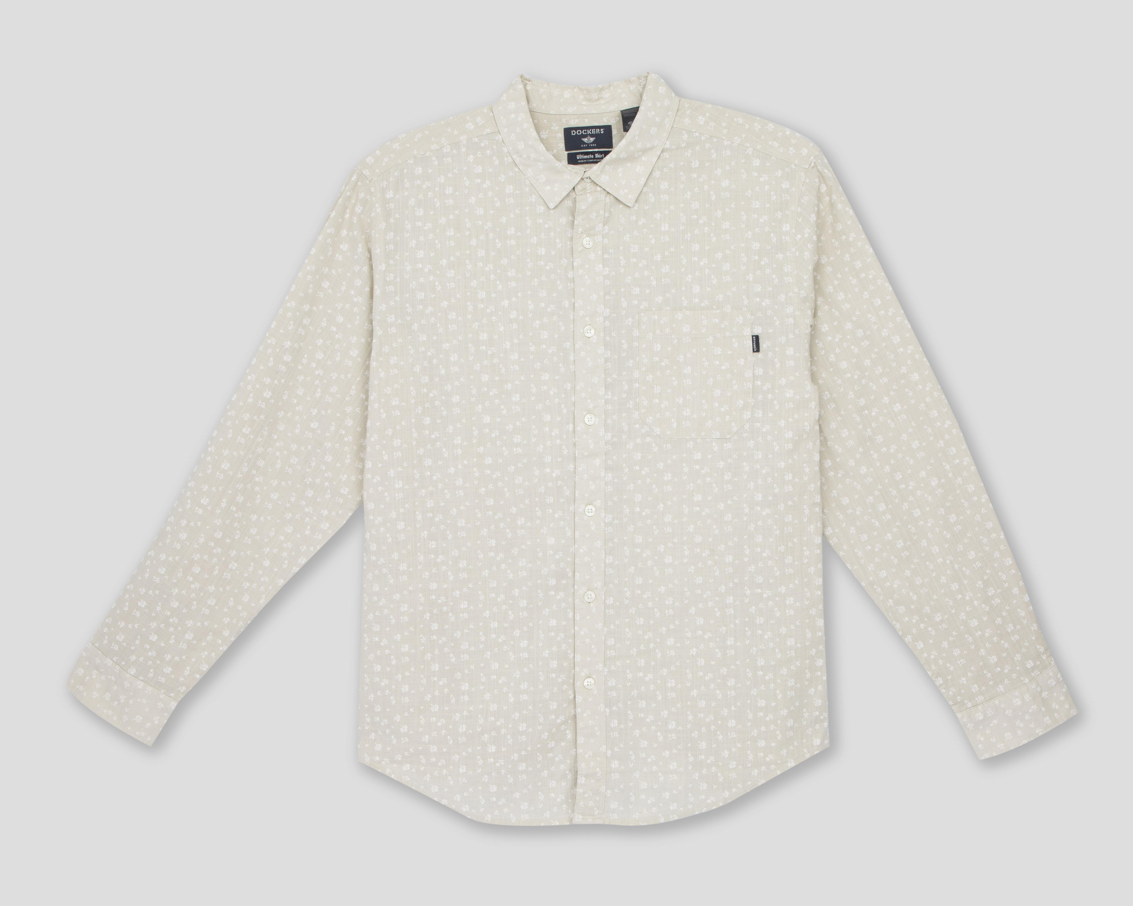 Foto 2 pulgar | Camisa Casual de Algodón Dockers Regular Floral para Hombre