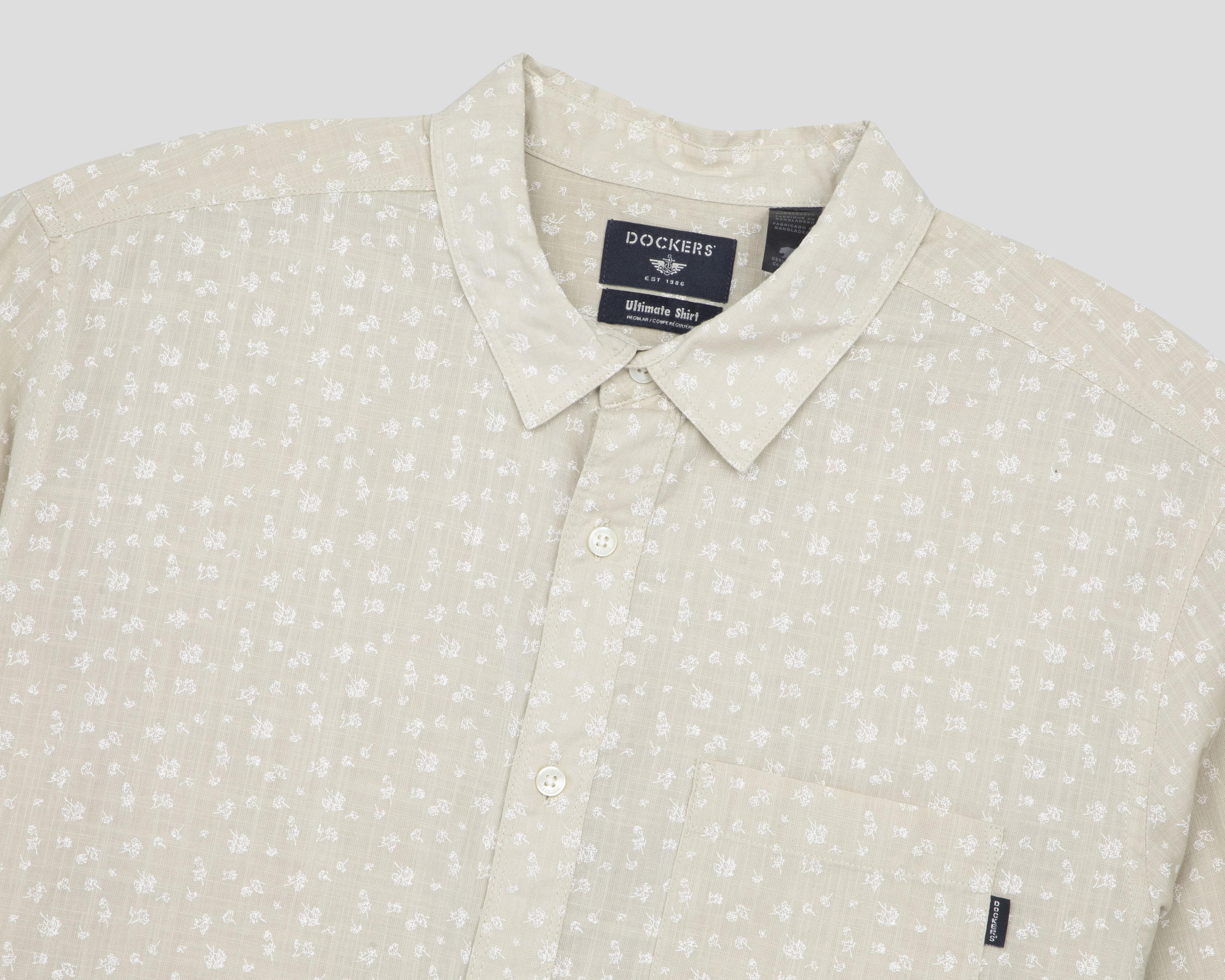 Foto 3 | Camisa Casual de Algodón Dockers Regular Floral para Hombre