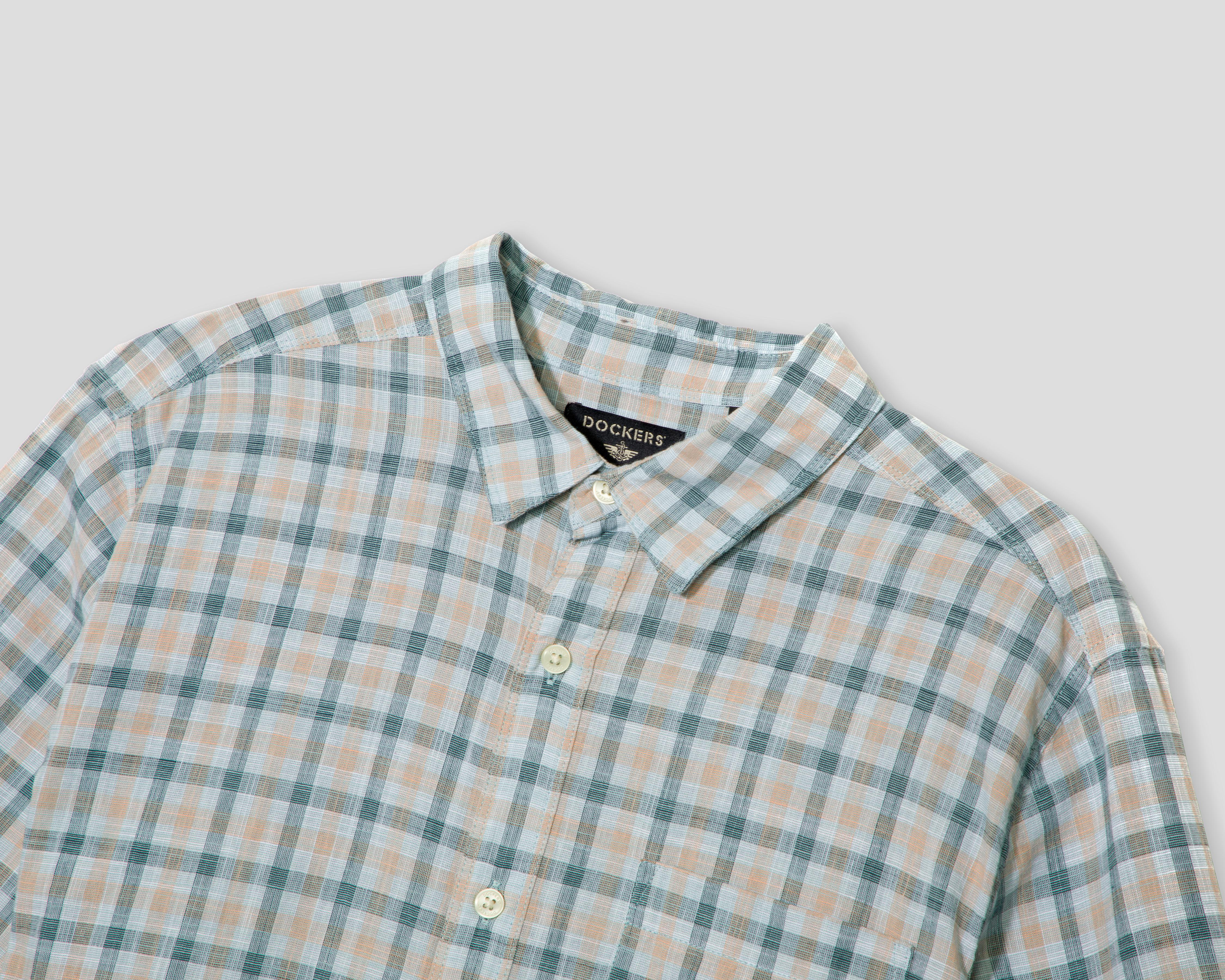 Foto 4 pulgar | Camisa Casual de Algodón Dockers  Slim a Cuadros para Hombre