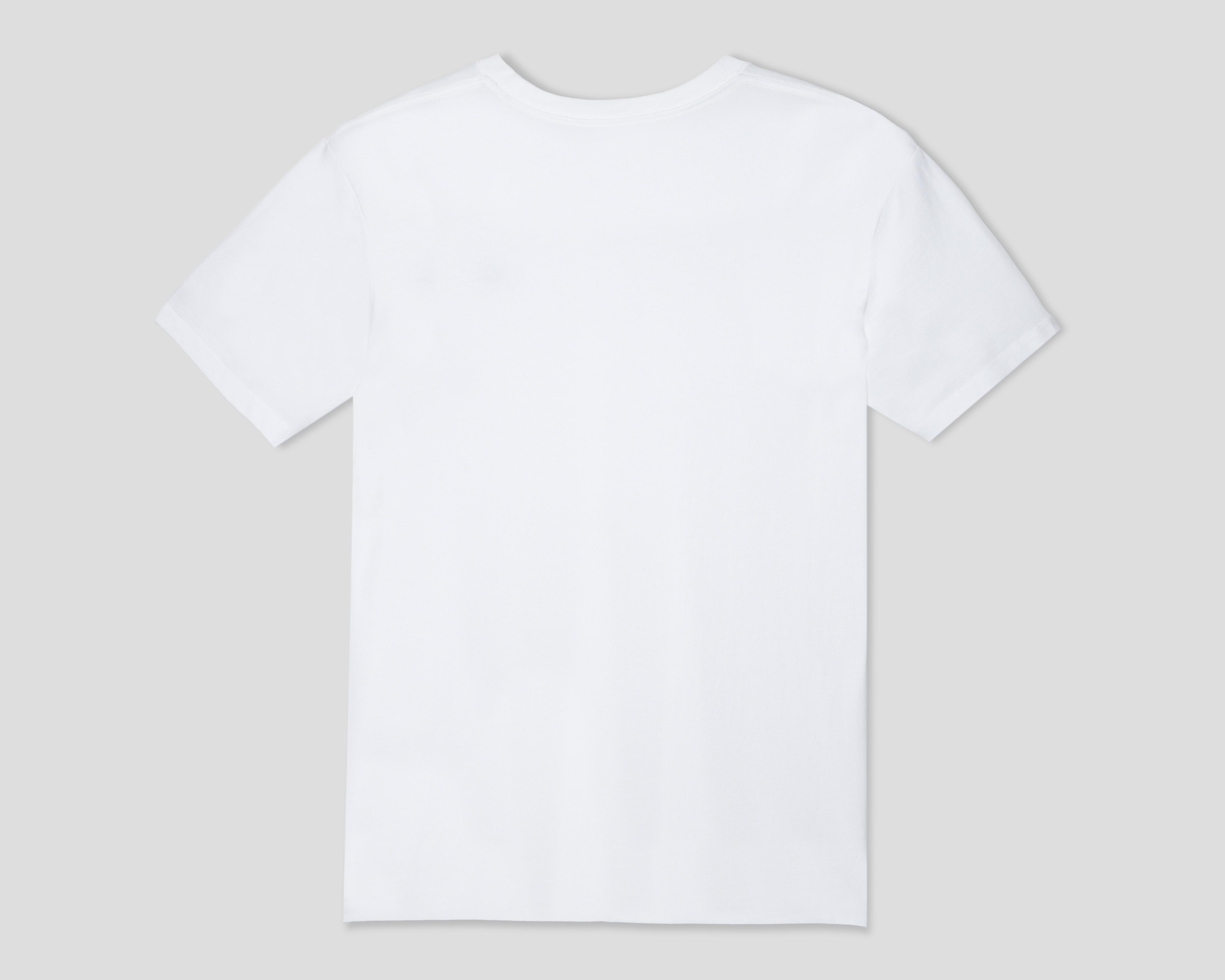 Foto 3 pulgar | Playera de Cuello Redondo Blanca Dockers para Hombre