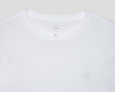 Foto 3 | Playera de Cuello Redondo Blanca Dockers para Hombre