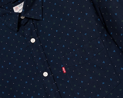 Foto 3 | Camisa Casual de Algodón Levi's Regular con Miniprint