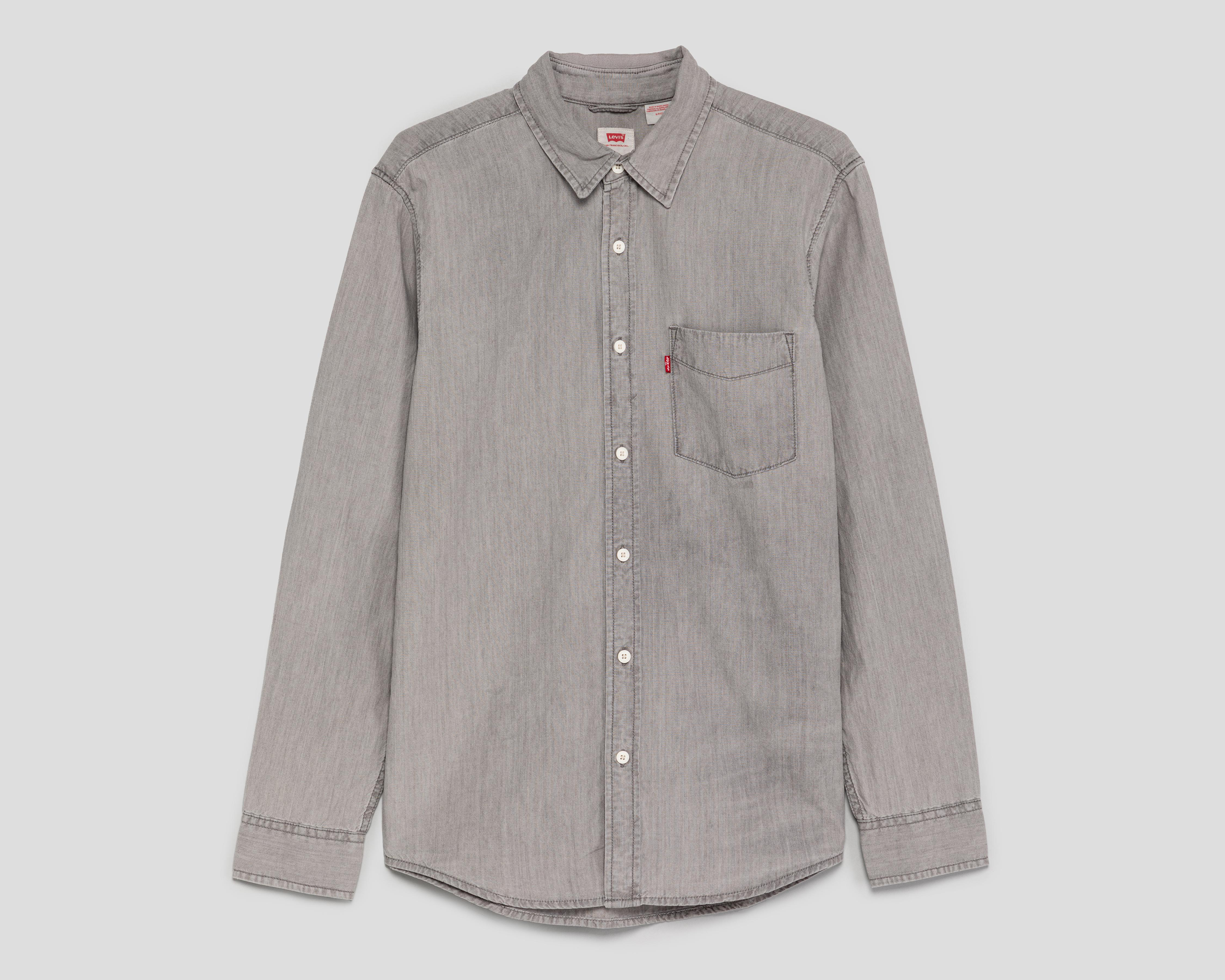 Camisa Casual de Algodón Levi's Regular Lisa