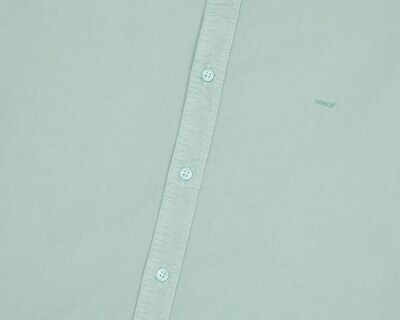 Foto 4 | Camisa Casual de Algodon Levi's Corte Relajado Verde para Hombre