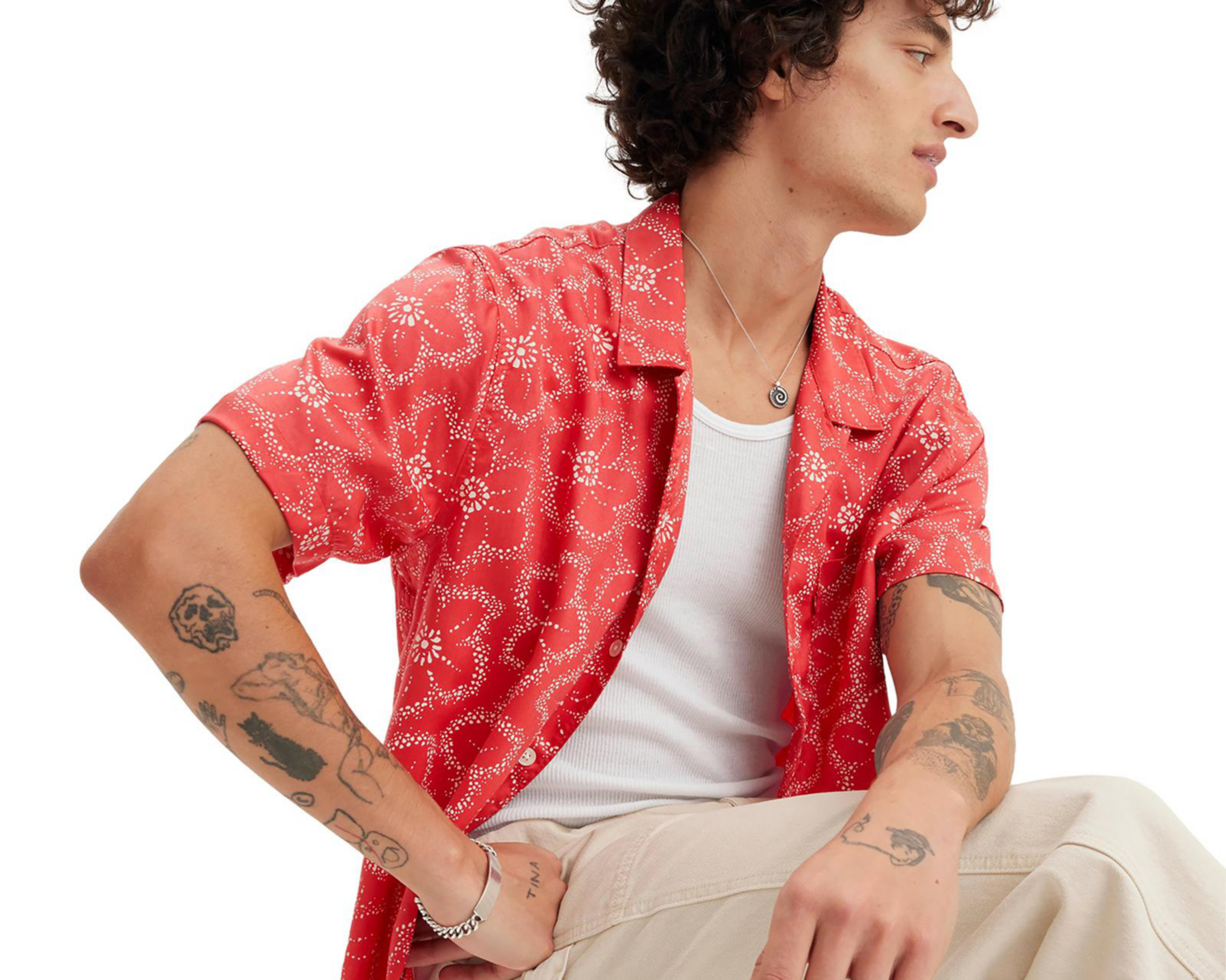 Foto 4 pulgar | Camisa Casual Levi's Estampada para Hombre