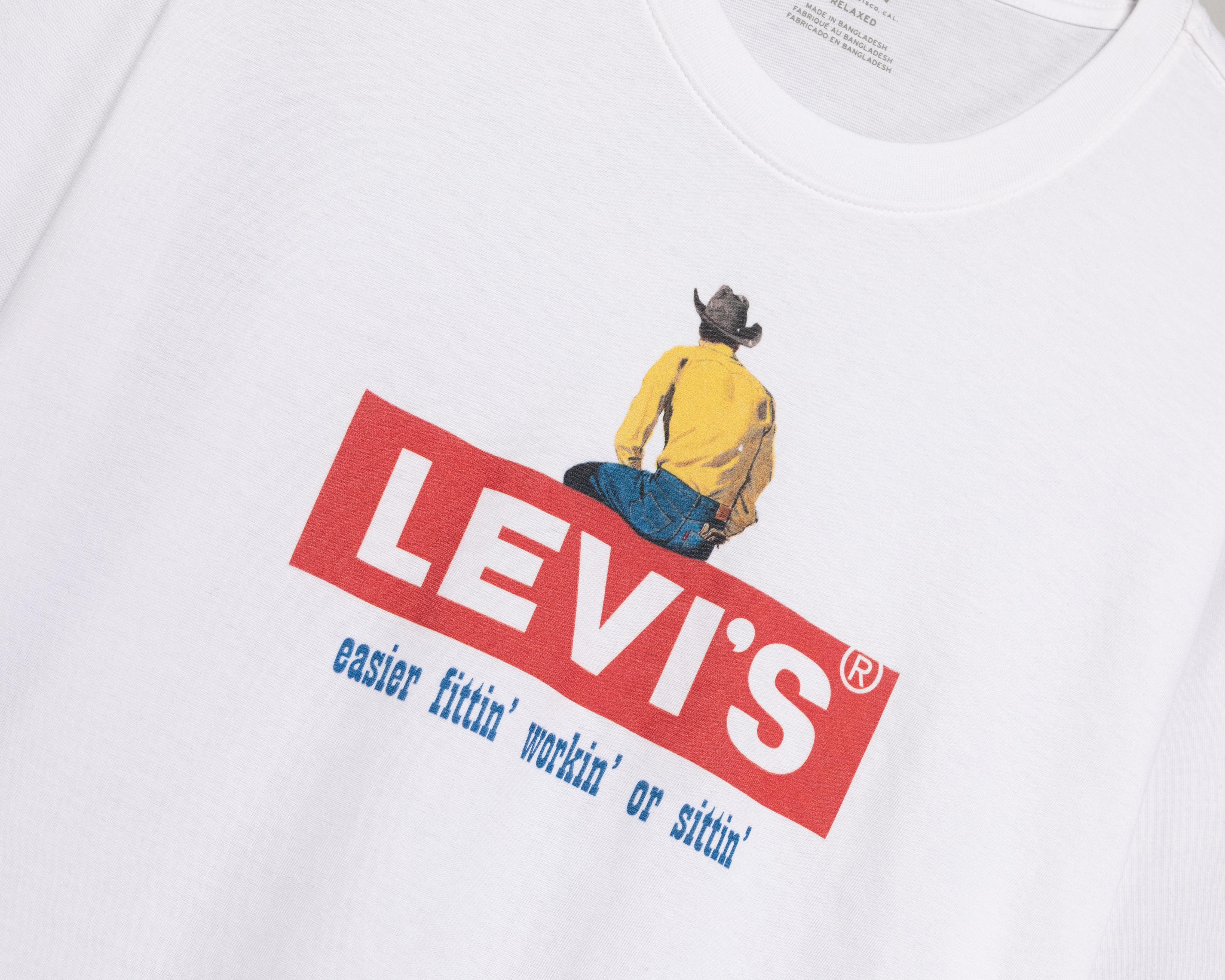 Foto 4 pulgar | Playera Levi's Cuello Redondo