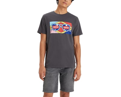Foto 1 | Playera Casual Levi's Negra Cuello Redondo para Hombre