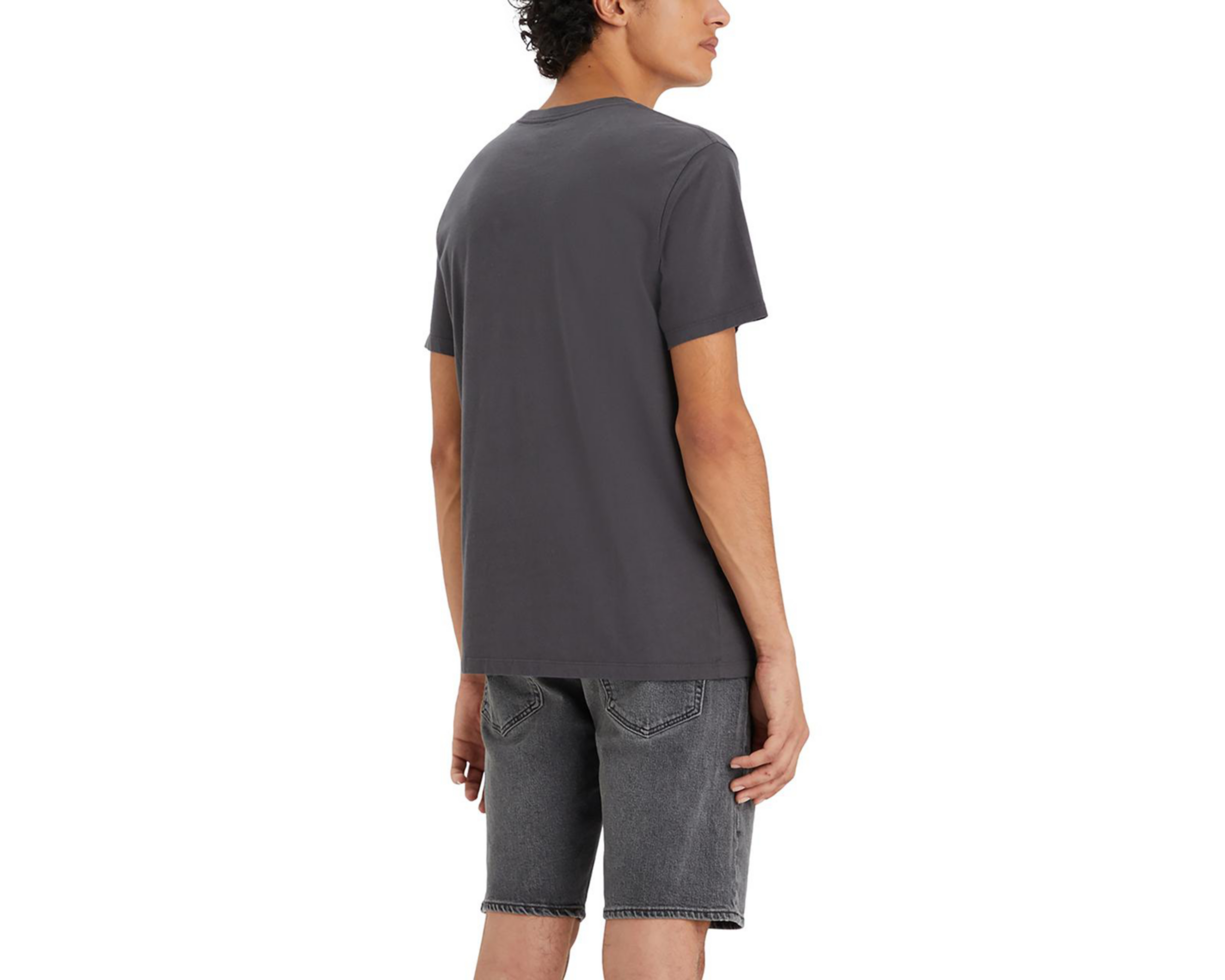 Foto 3 pulgar | Playera Casual Levi's Negra Cuello Redondo para Hombre