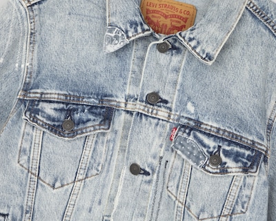 Foto 3 | Chamarra Levi's Trucker de Mezclilla
