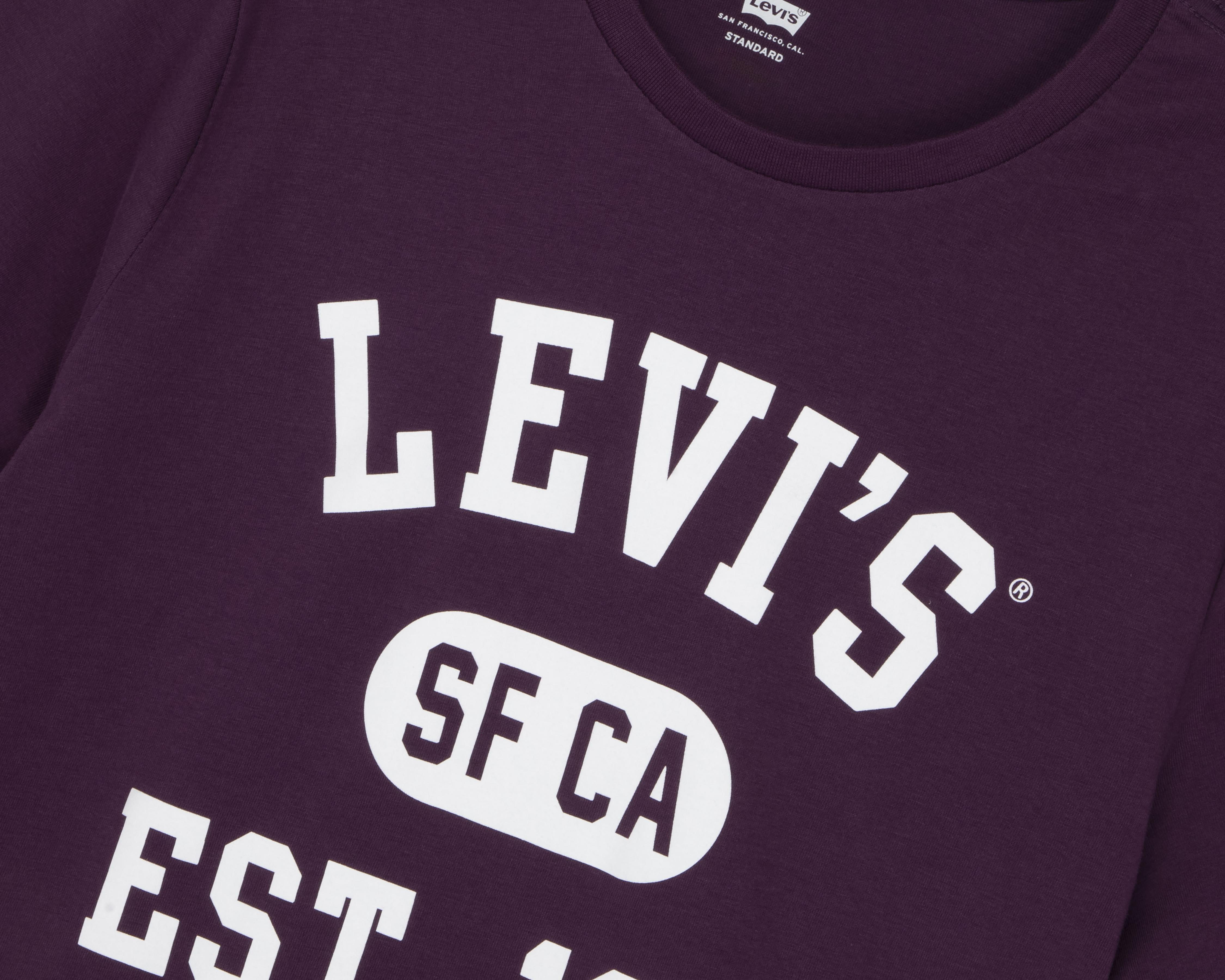 Foto 4 pulgar | Playera Levi's Cuello Redondo para Hombre