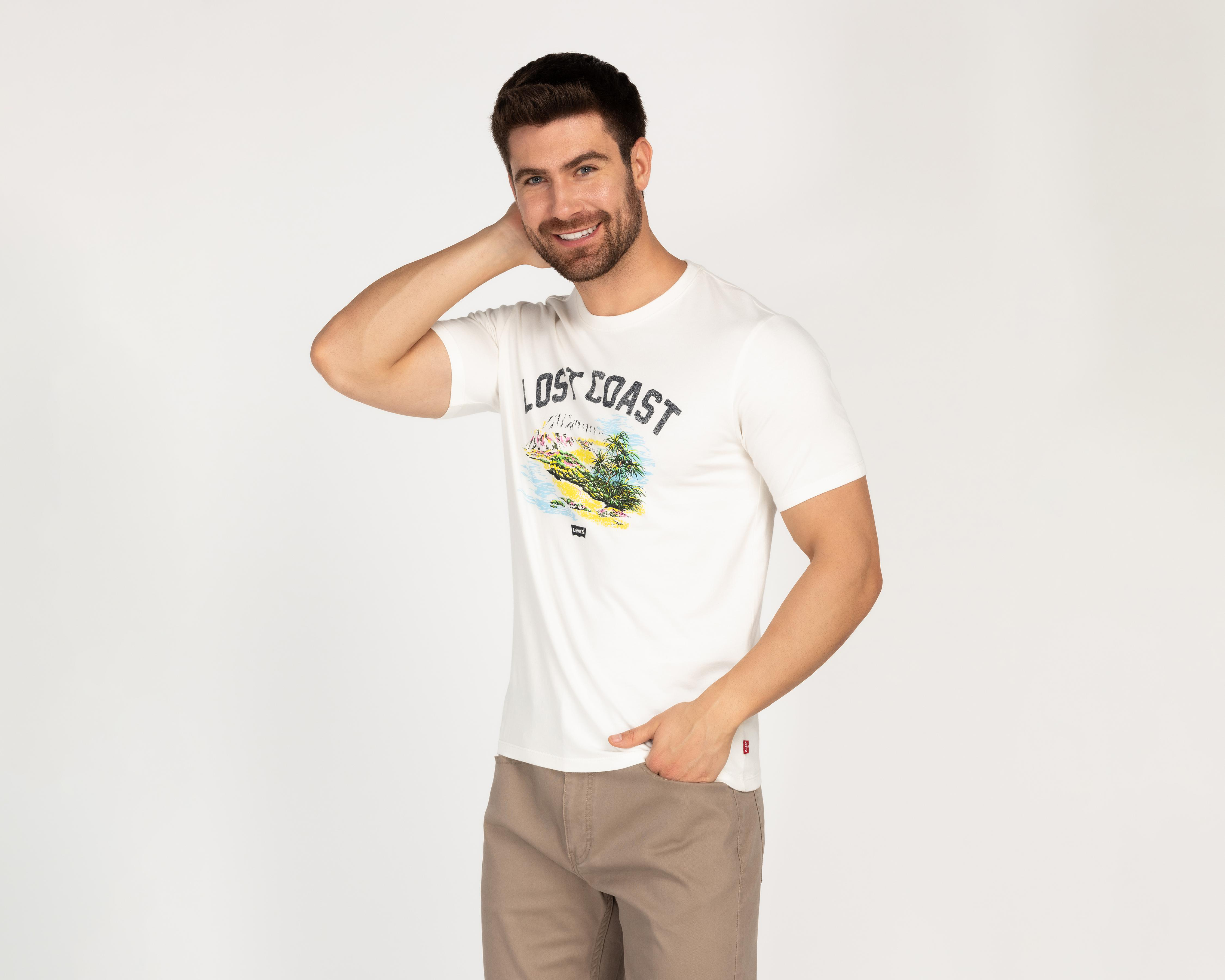 Foto 2 pulgar | Playera Levi's Cuello Redondo para Hombre